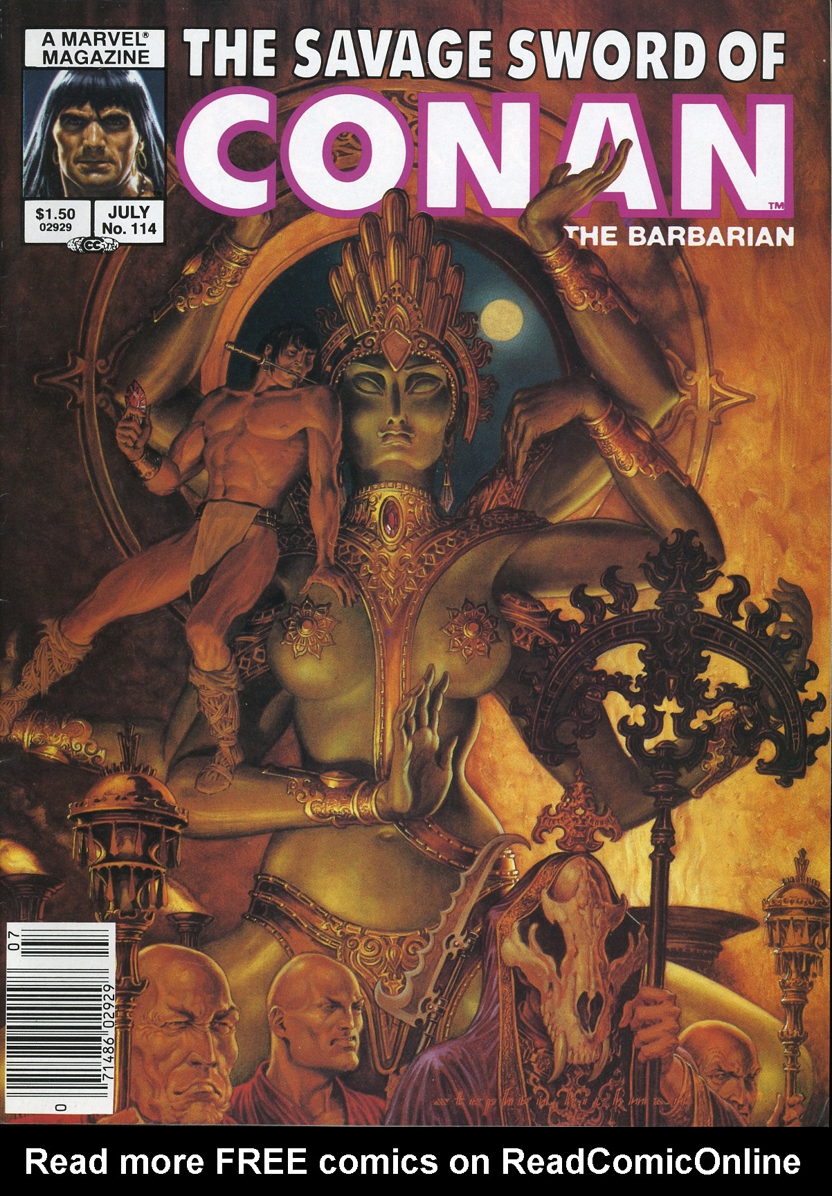 Read online The Savage Sword Of Conan comic -  Issue #114 - 1