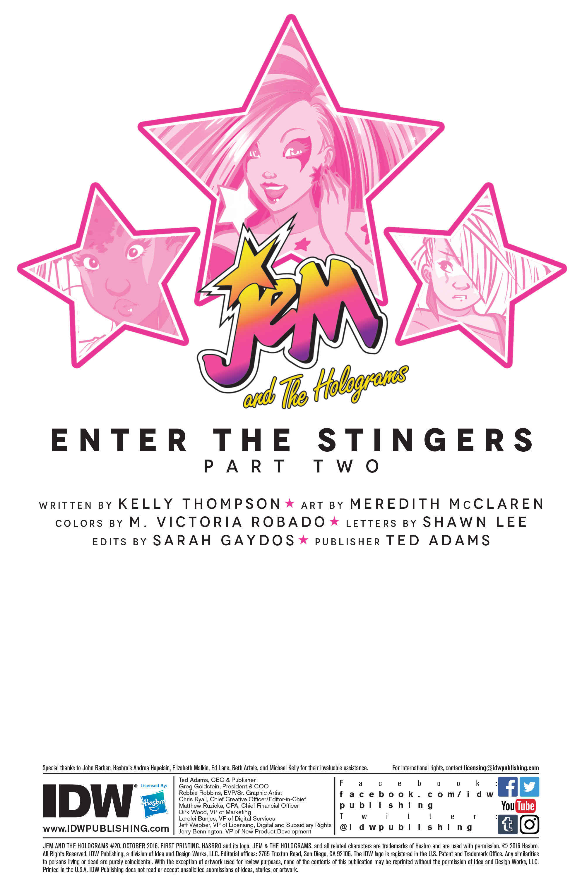 Read online Jem and The Holograms comic -  Issue #20 - 2