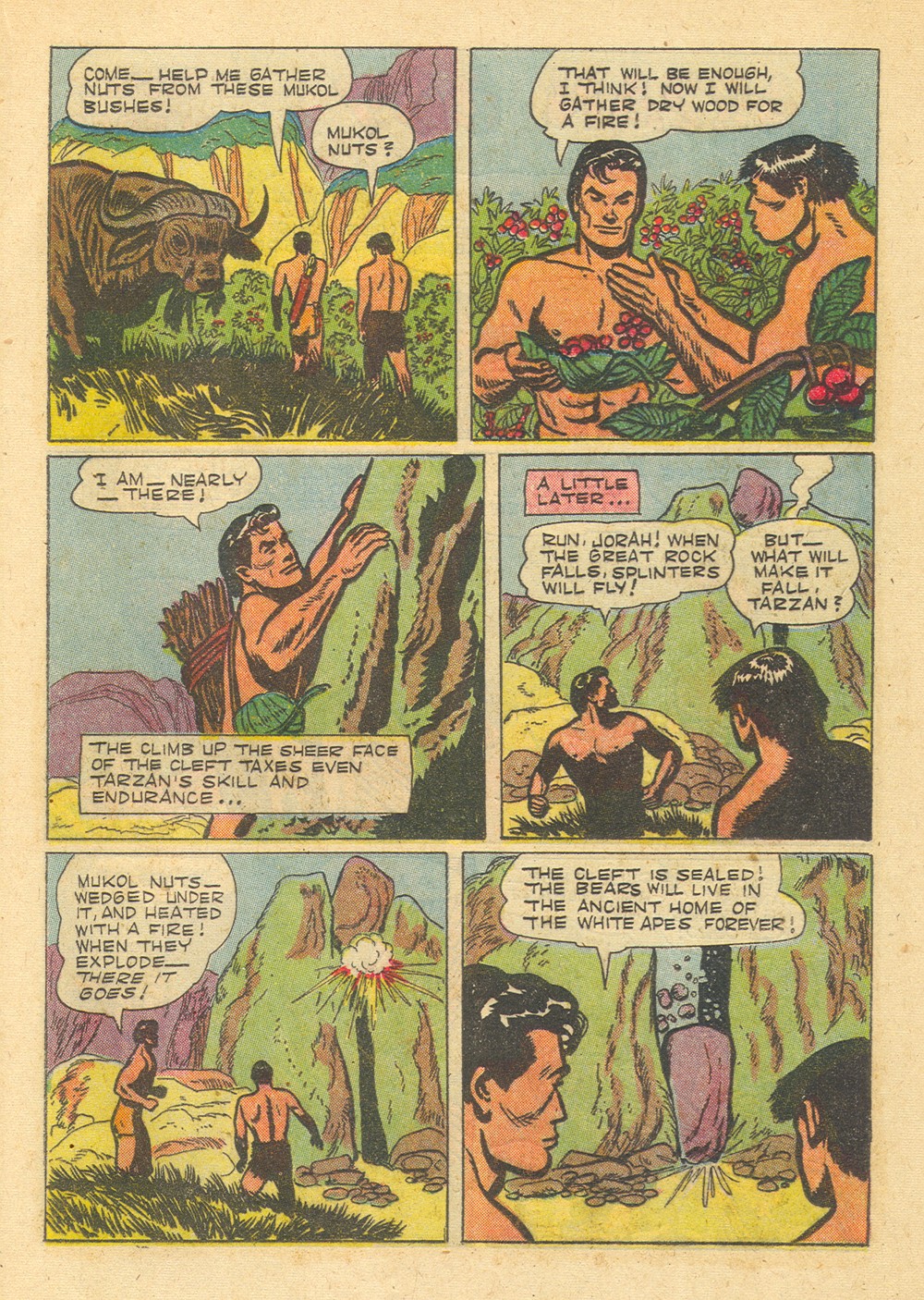 Read online Tarzan (1948) comic -  Issue #65 - 17