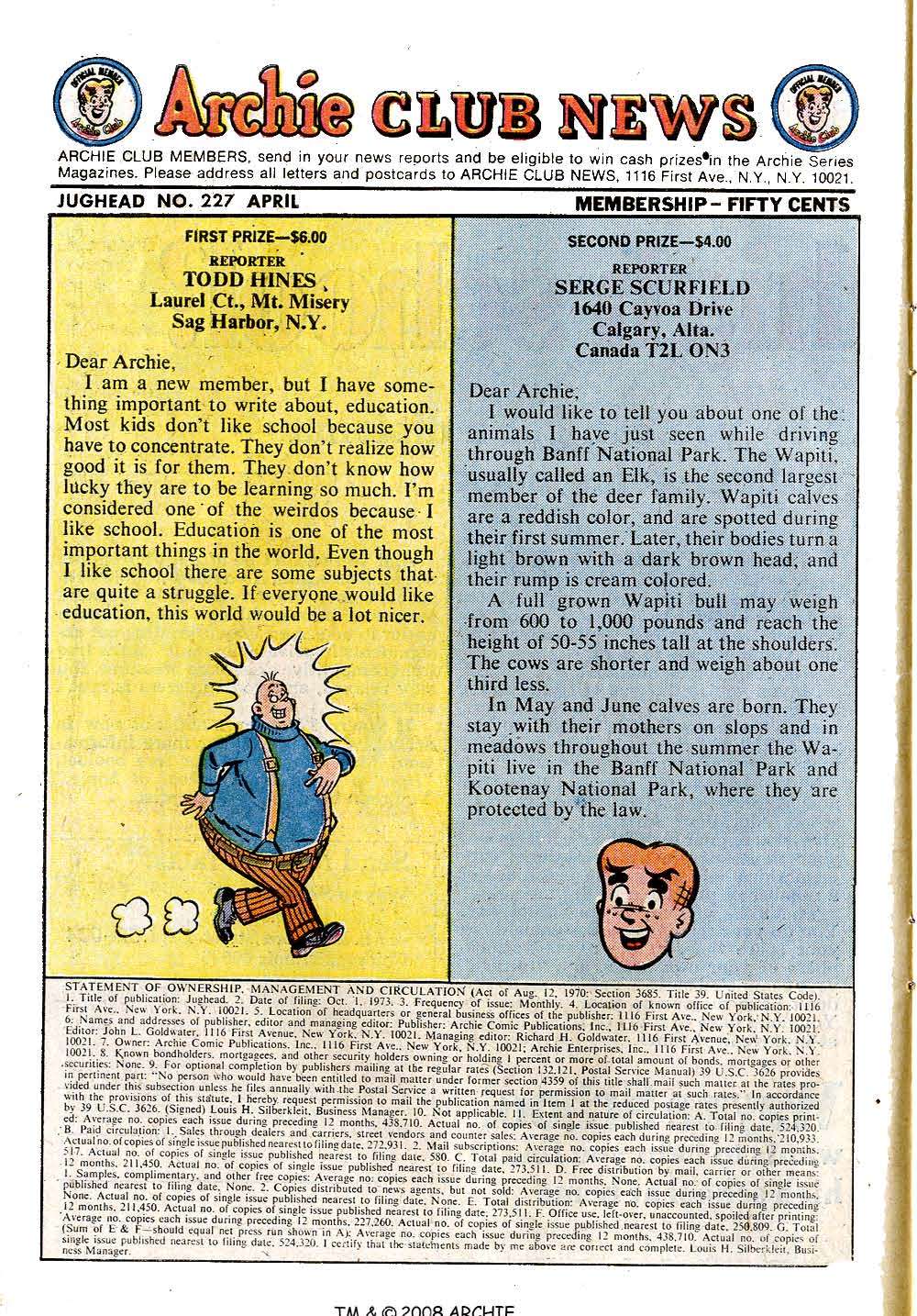 Read online Jughead (1965) comic -  Issue #227 - 10