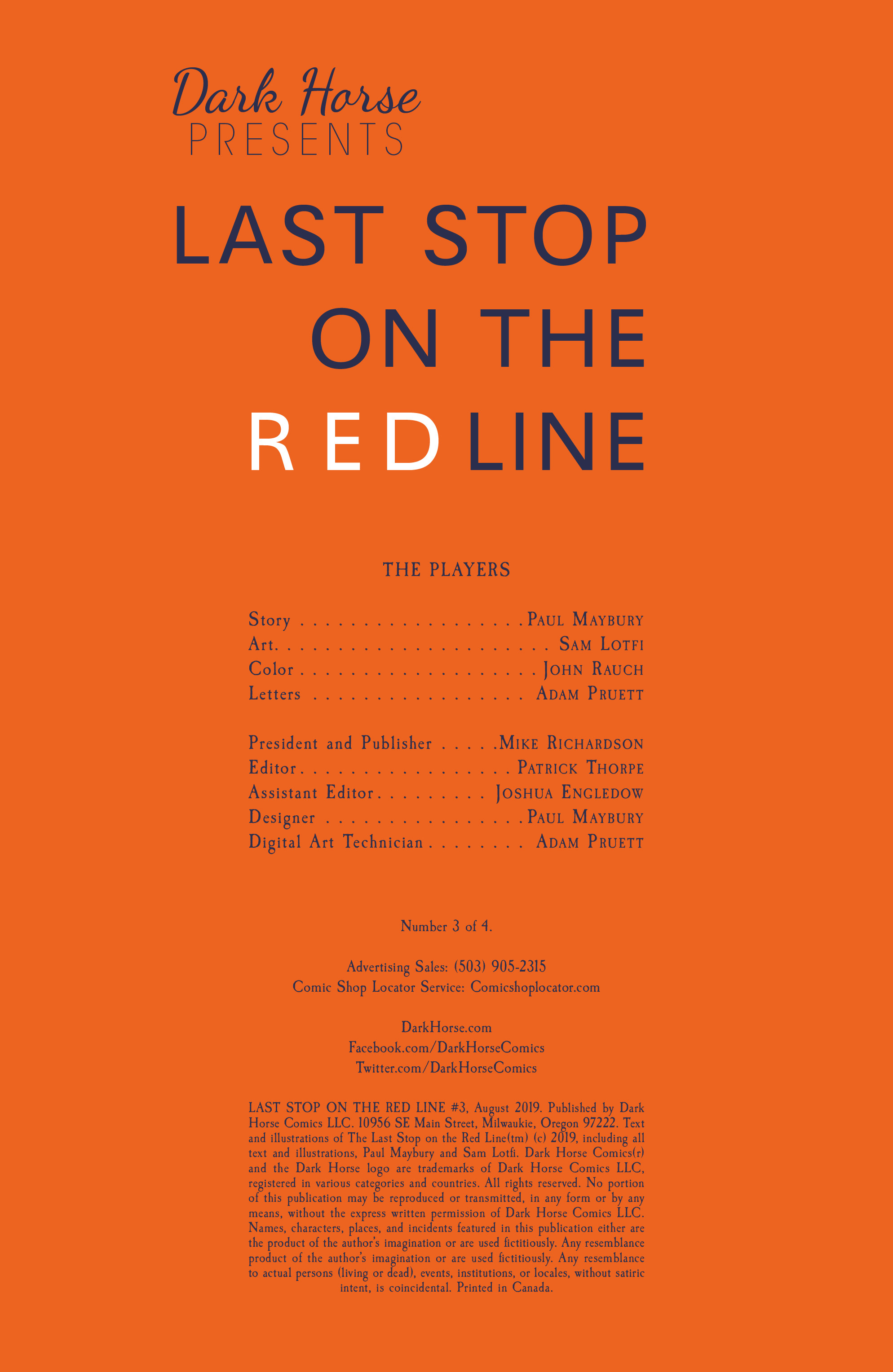 Read online Last Stop On the Red Line comic -  Issue #3 - 2