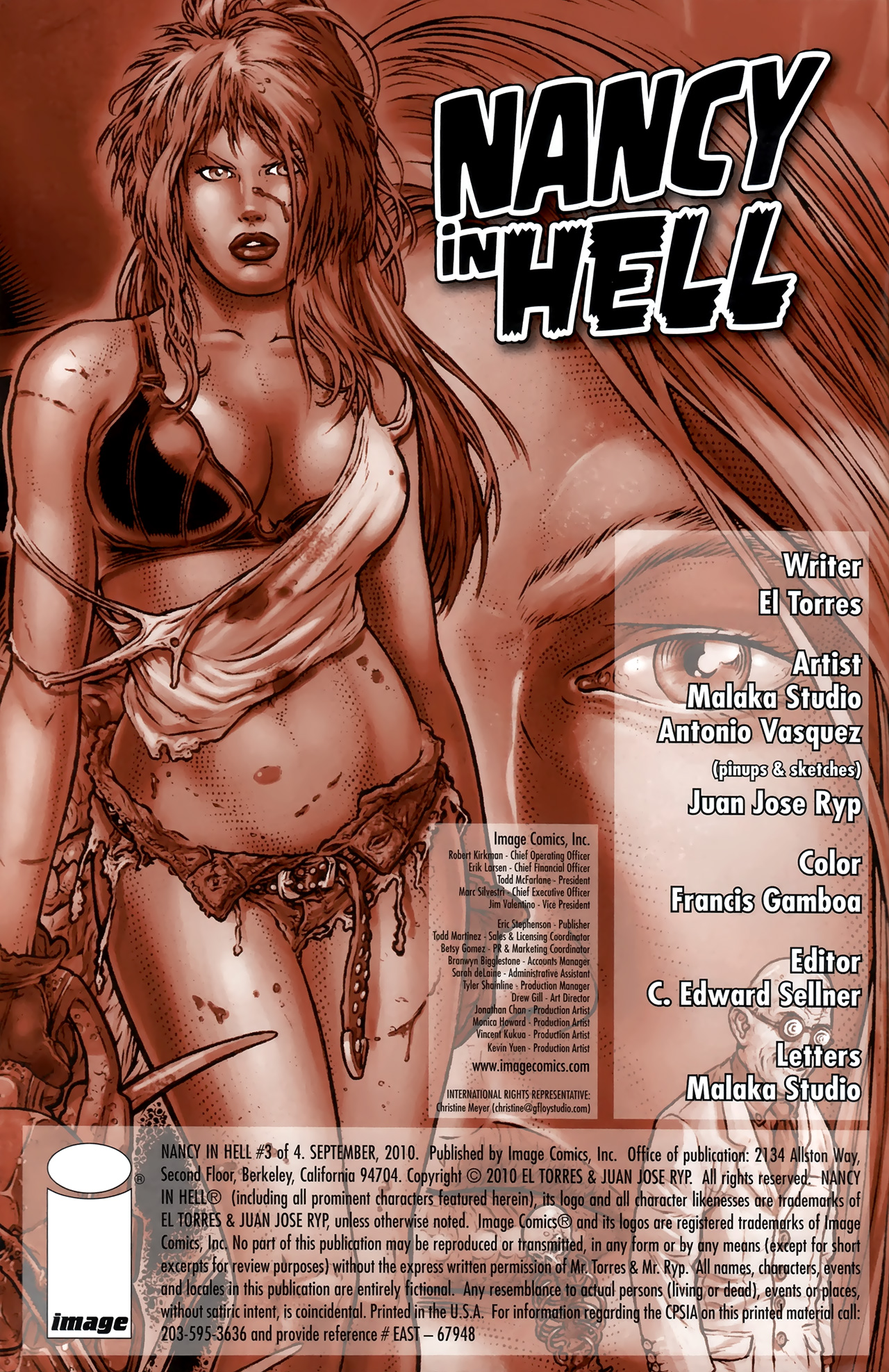 Read online Nancy in Hell comic -  Issue #3 - 2
