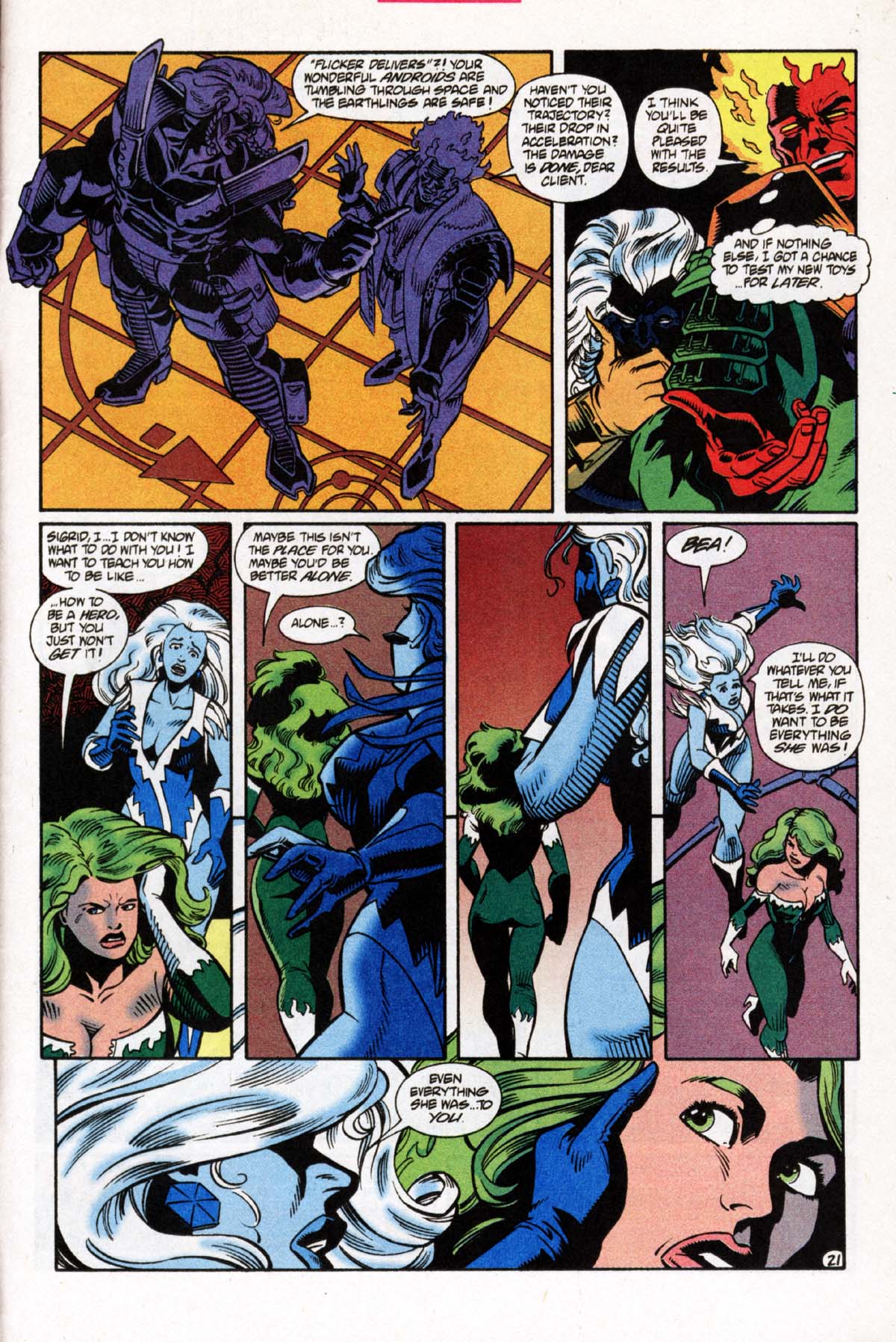 Read online Justice League America comic -  Issue #101 - 22