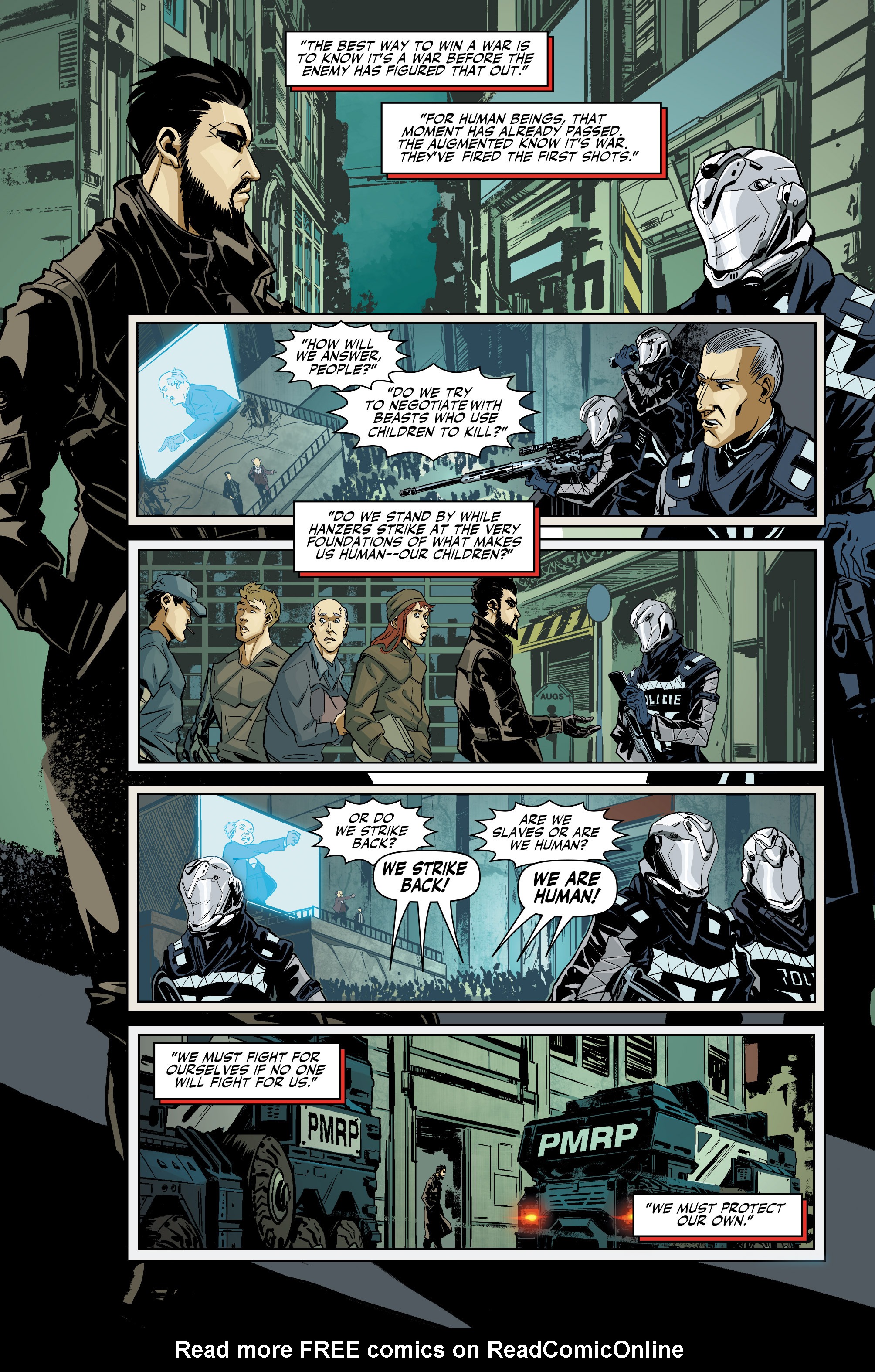 Read online Deus Ex: Children's Crusade comic -  Issue #4 - 12