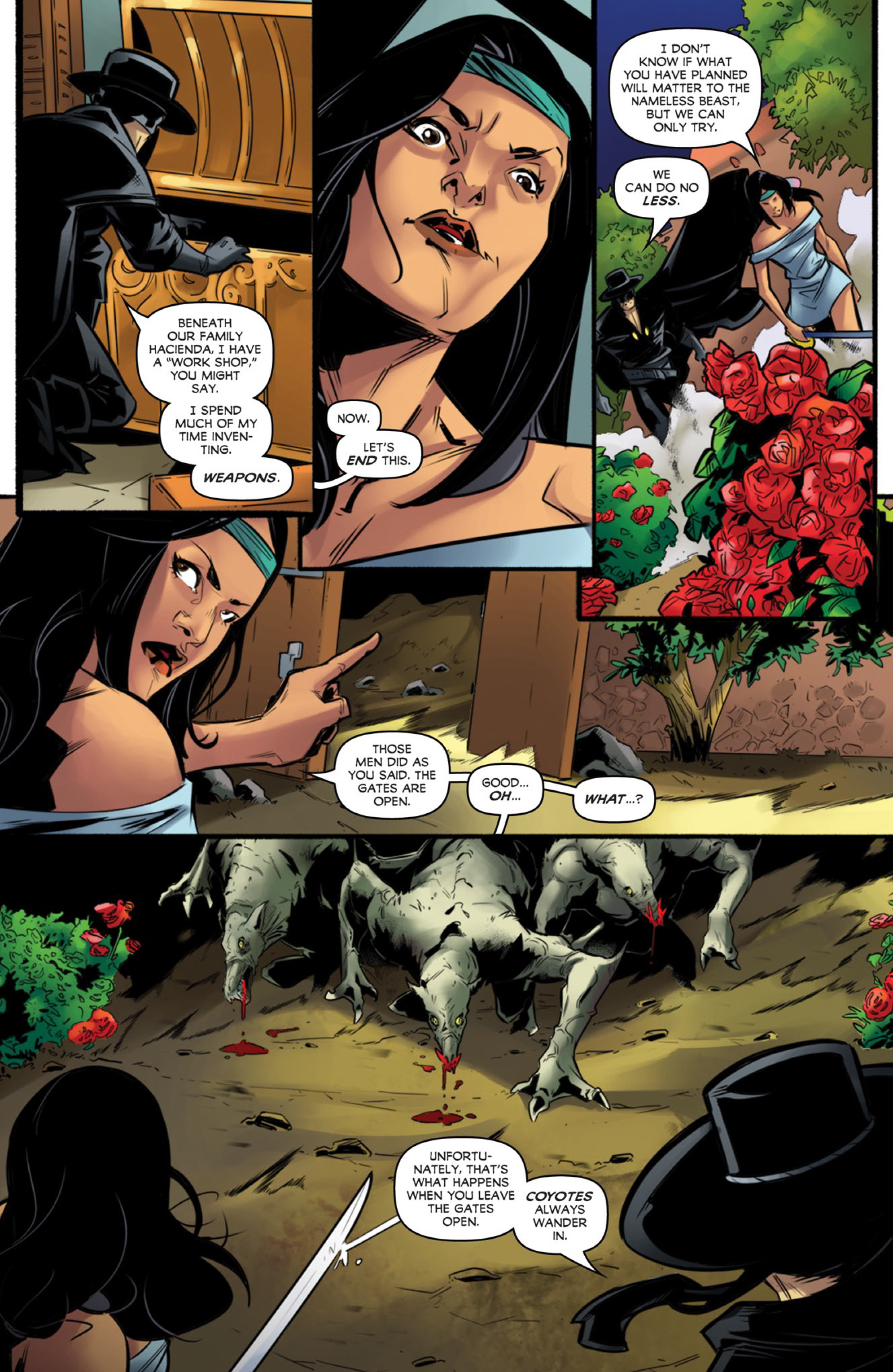 Read online Zorro: Sacrilege comic -  Issue #4 - 14