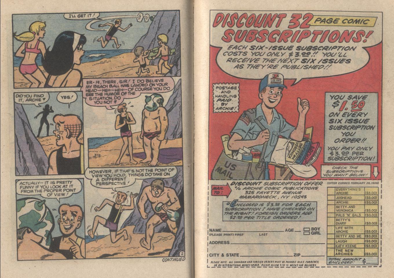 Read online Archie...Archie Andrews, Where Are You? Digest Magazine comic -  Issue #52 - 61