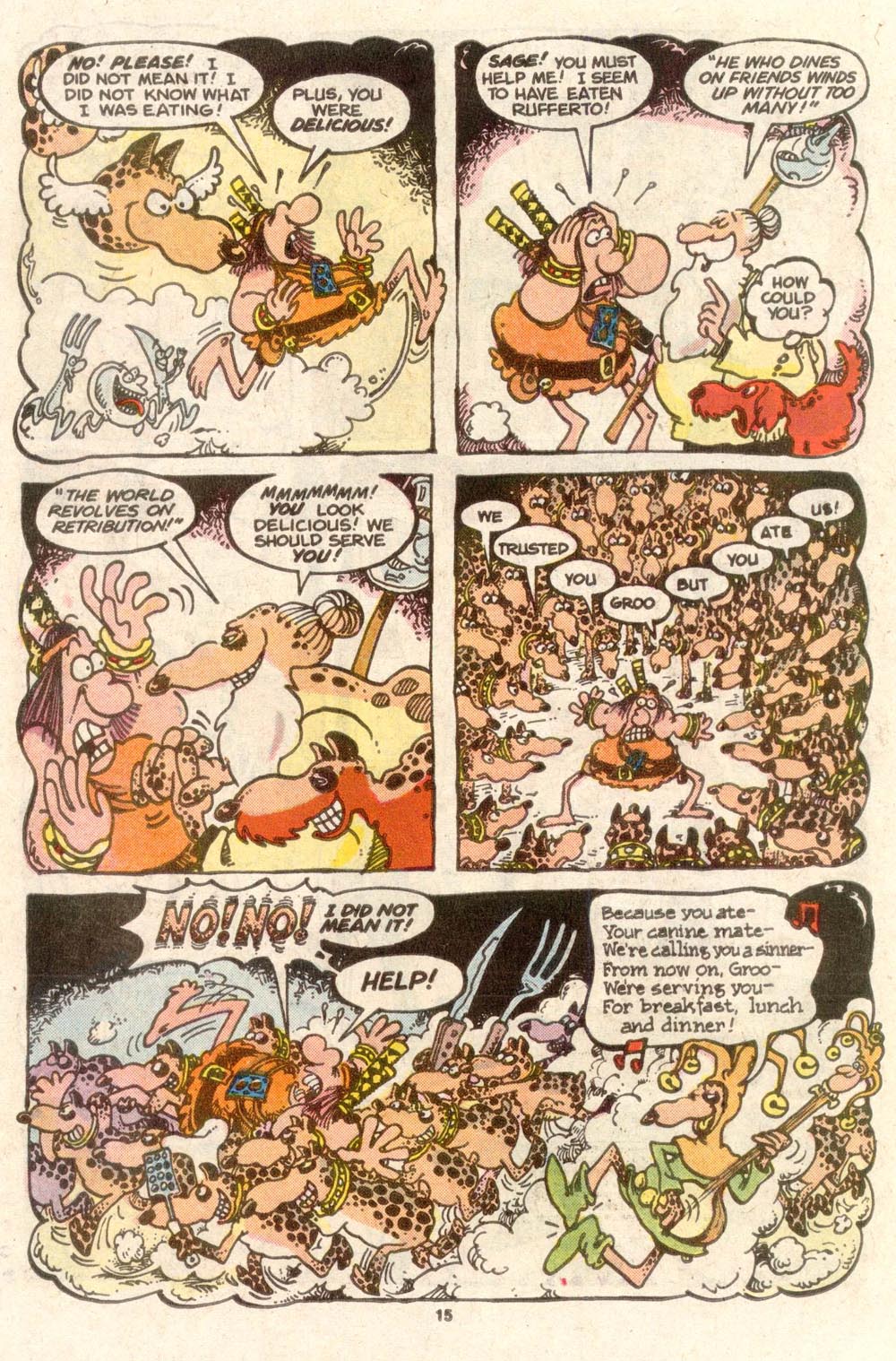 Read online Sergio Aragonés Groo the Wanderer comic -  Issue #38 - 15