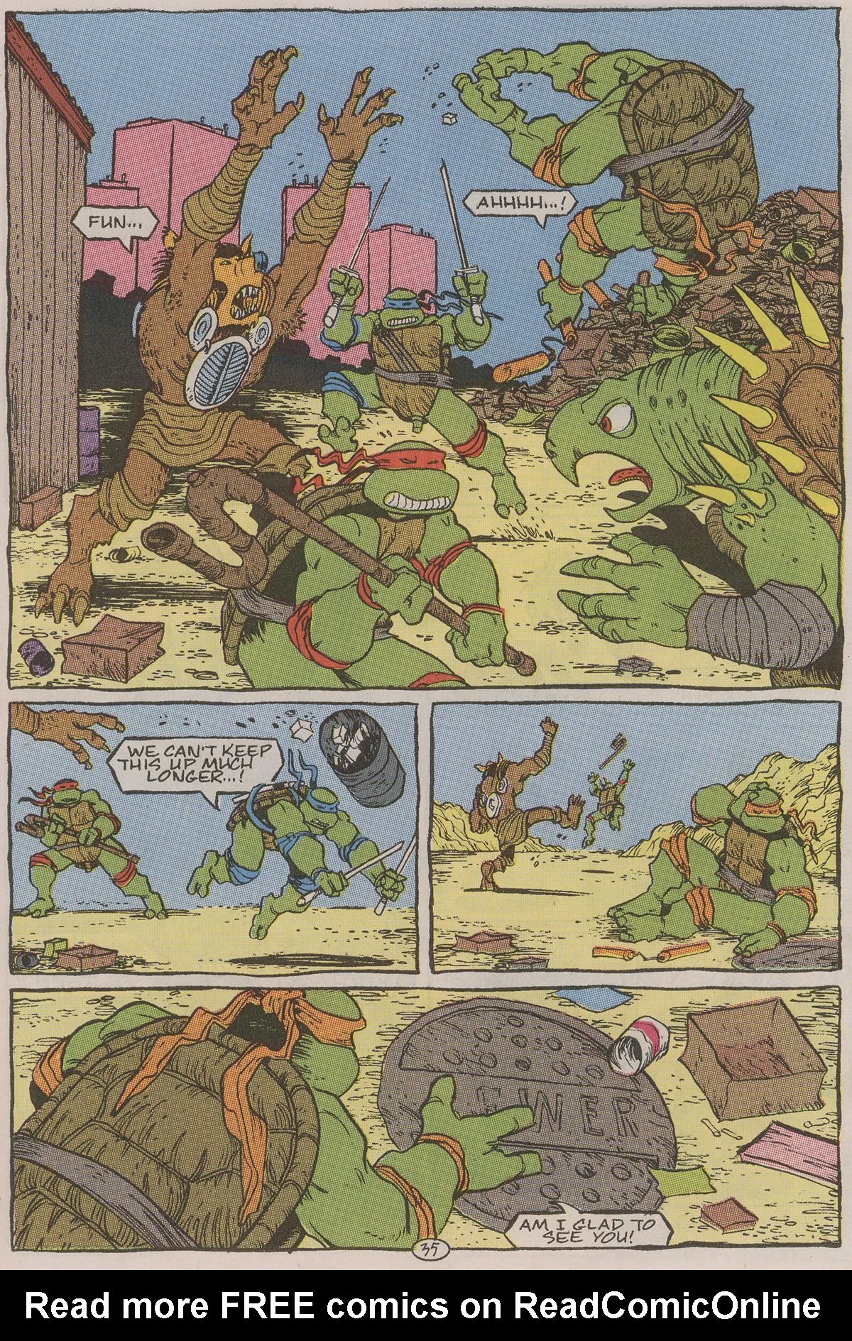 Read online Teenage Mutant Ninja Turtles II: The Secret of the Ooze Official Movie Adaptation comic -  Issue # Full - 36