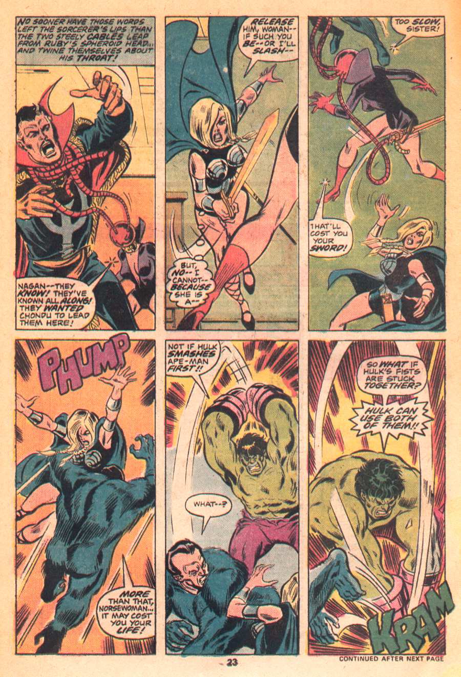 The Defenders (1972) Issue #33 #34 - English 14