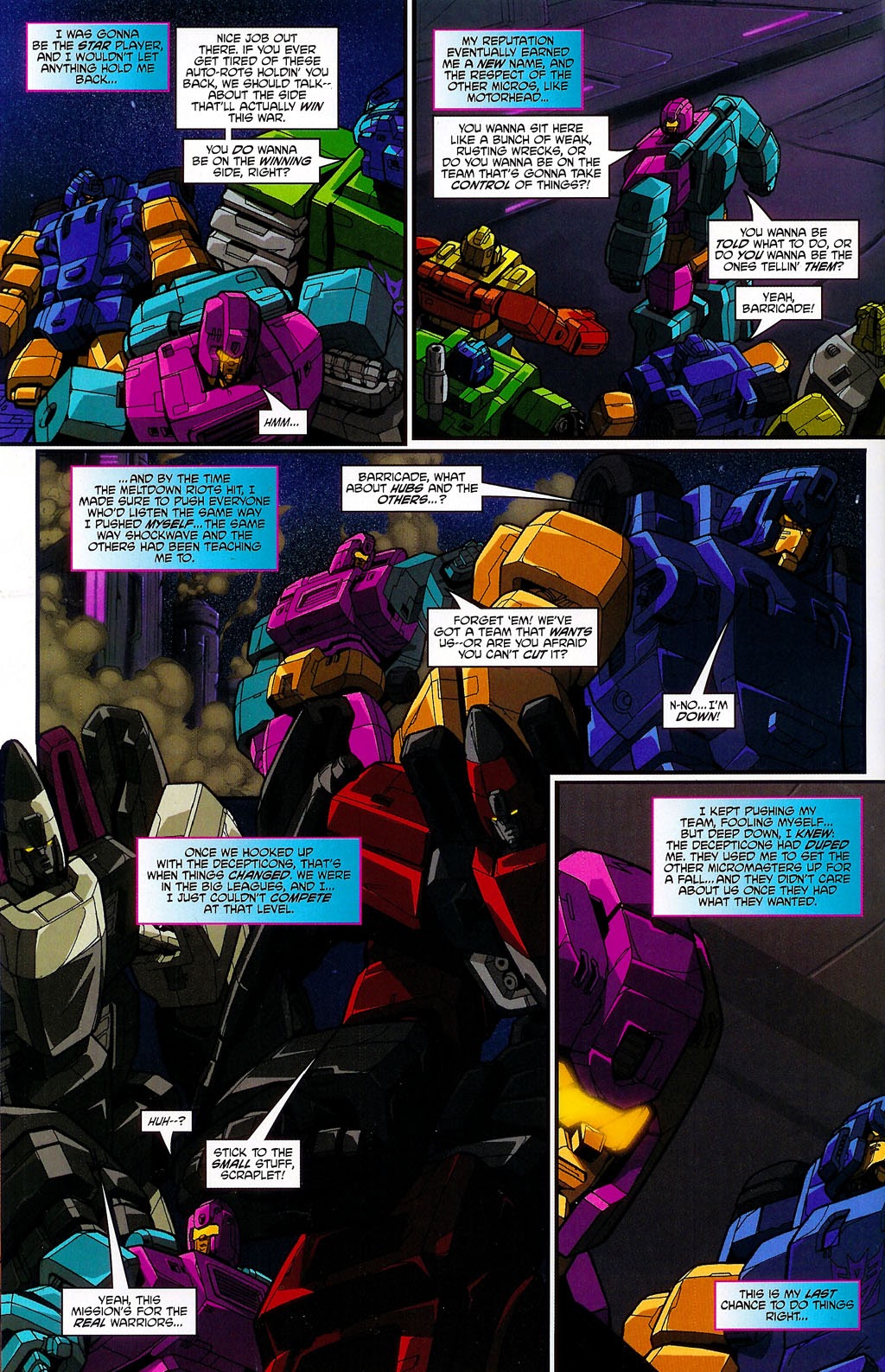 Read online Transformers: Micromasters comic -  Issue #4 - 10