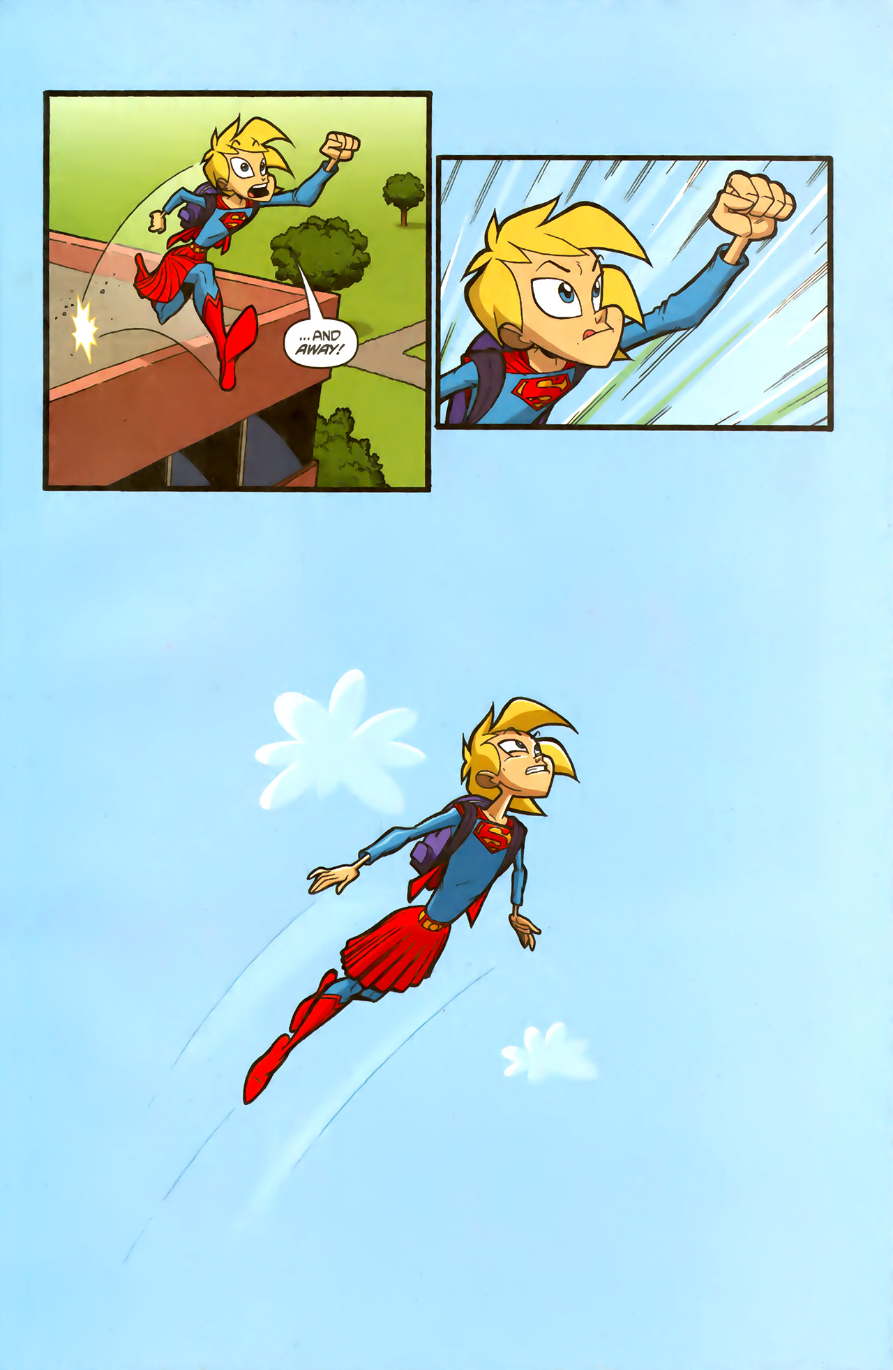Read online Supergirl: Cosmic Adventures in the 8th Grade comic -  Issue #1 - 20