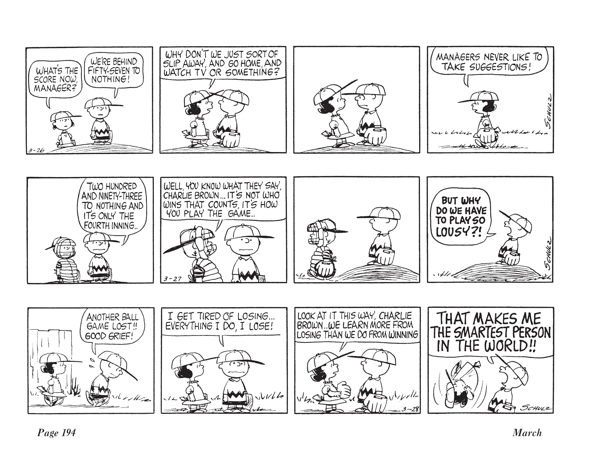 Read online The Complete Peanuts comic -  Issue # TPB 6 - 209