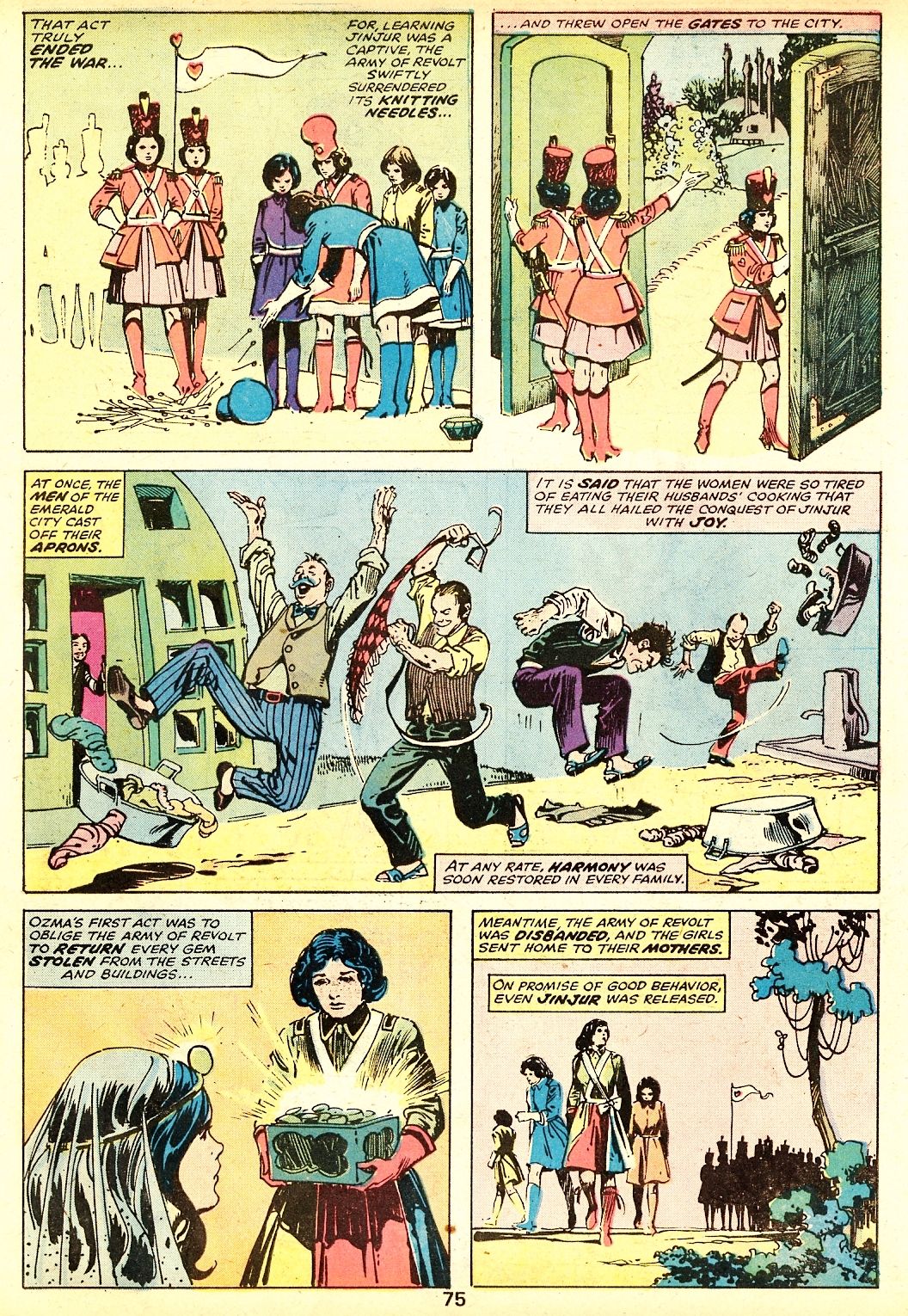 Read online Marvel Treasury of Oz comic -  Issue #1 - 74