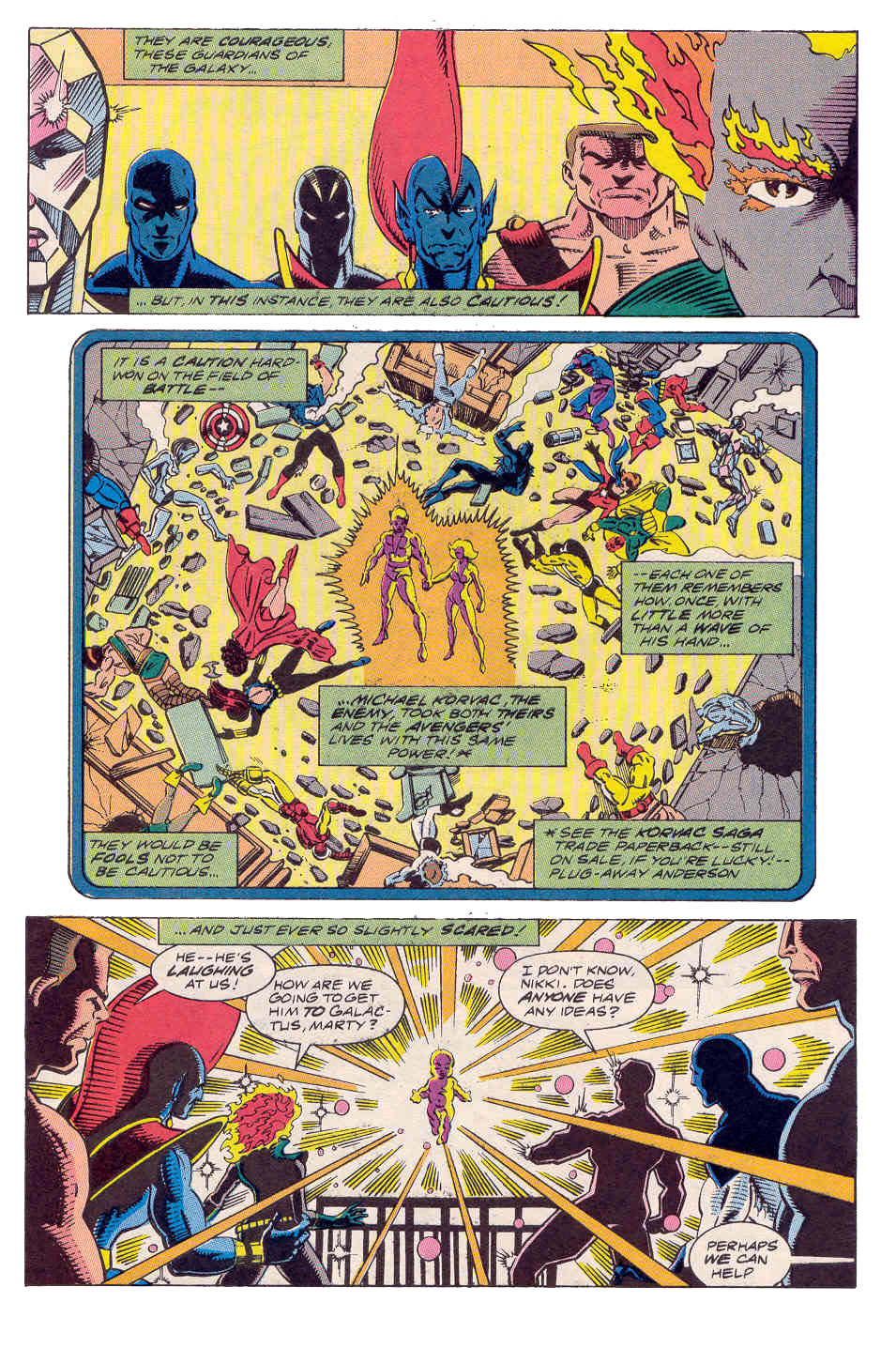 Read online Guardians of the Galaxy (1990) comic -  Issue # _Annual 1 - 25