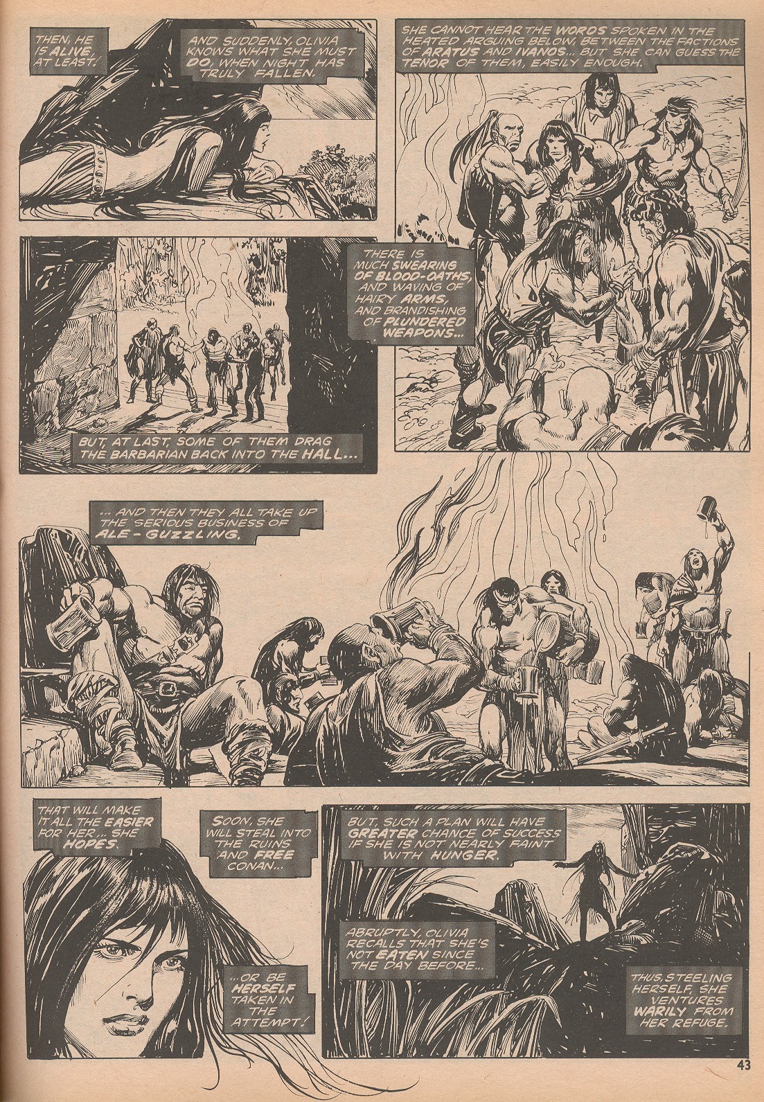 Read online The Savage Sword Of Conan comic -  Issue #4 - 43