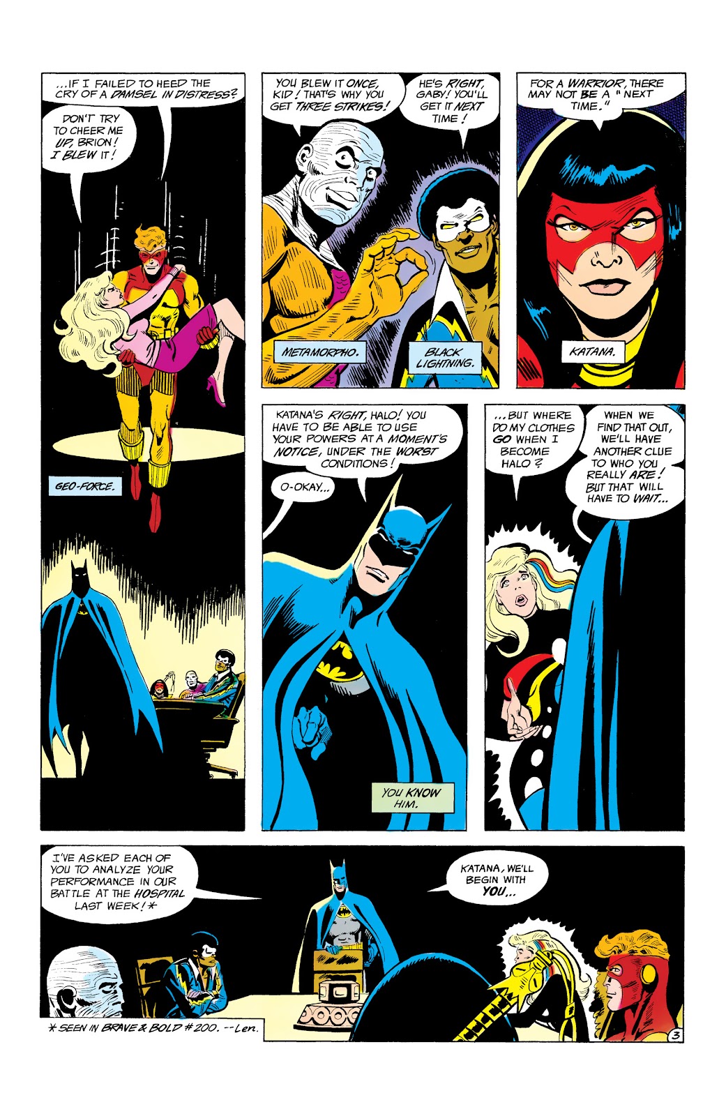 Batman and the Outsiders (1983) issue 4 - Page 4
