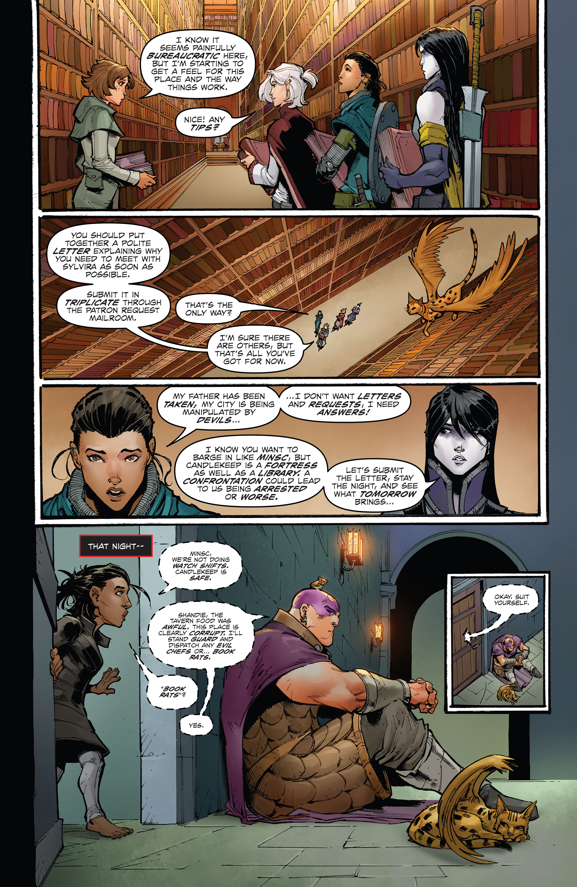 Read online Dungeons & Dragons: Infernal Tides comic -  Issue #2 - 9