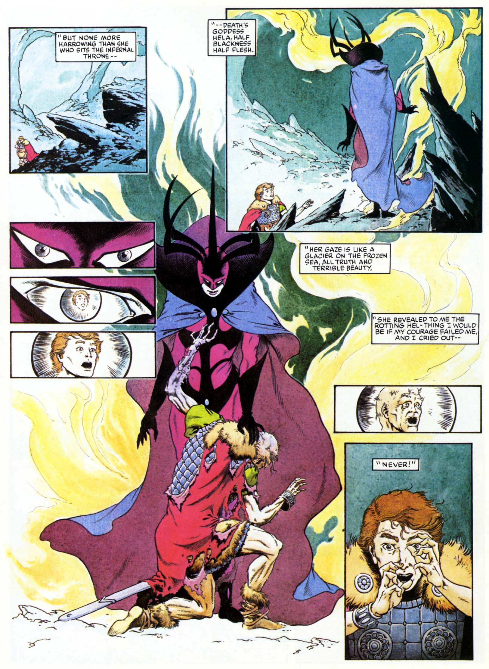 Read online Marvel Graphic Novel comic -  Issue #15 - The Raven Banner - 35
