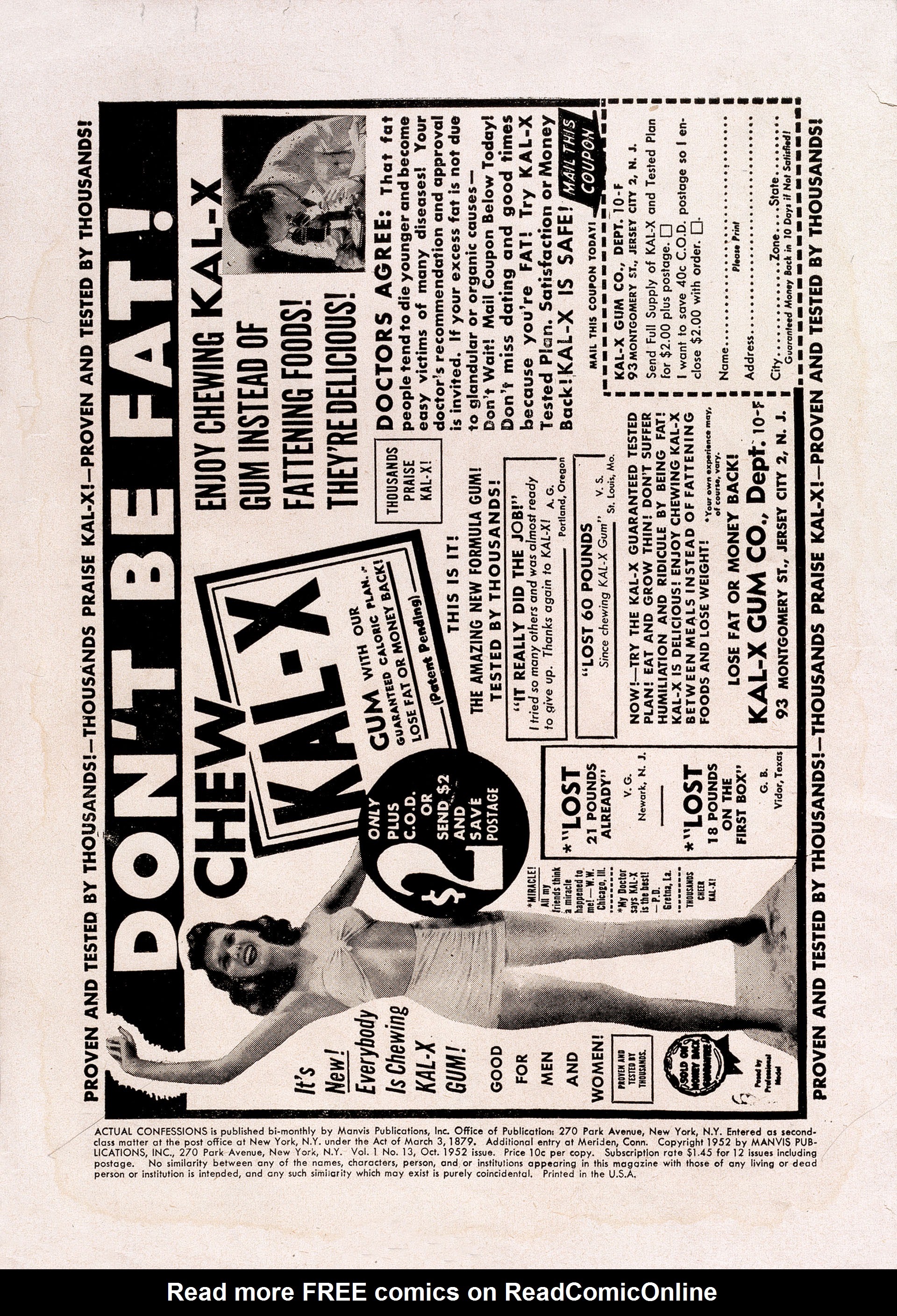 Read online Actual Confessions comic -  Issue #13 - 2