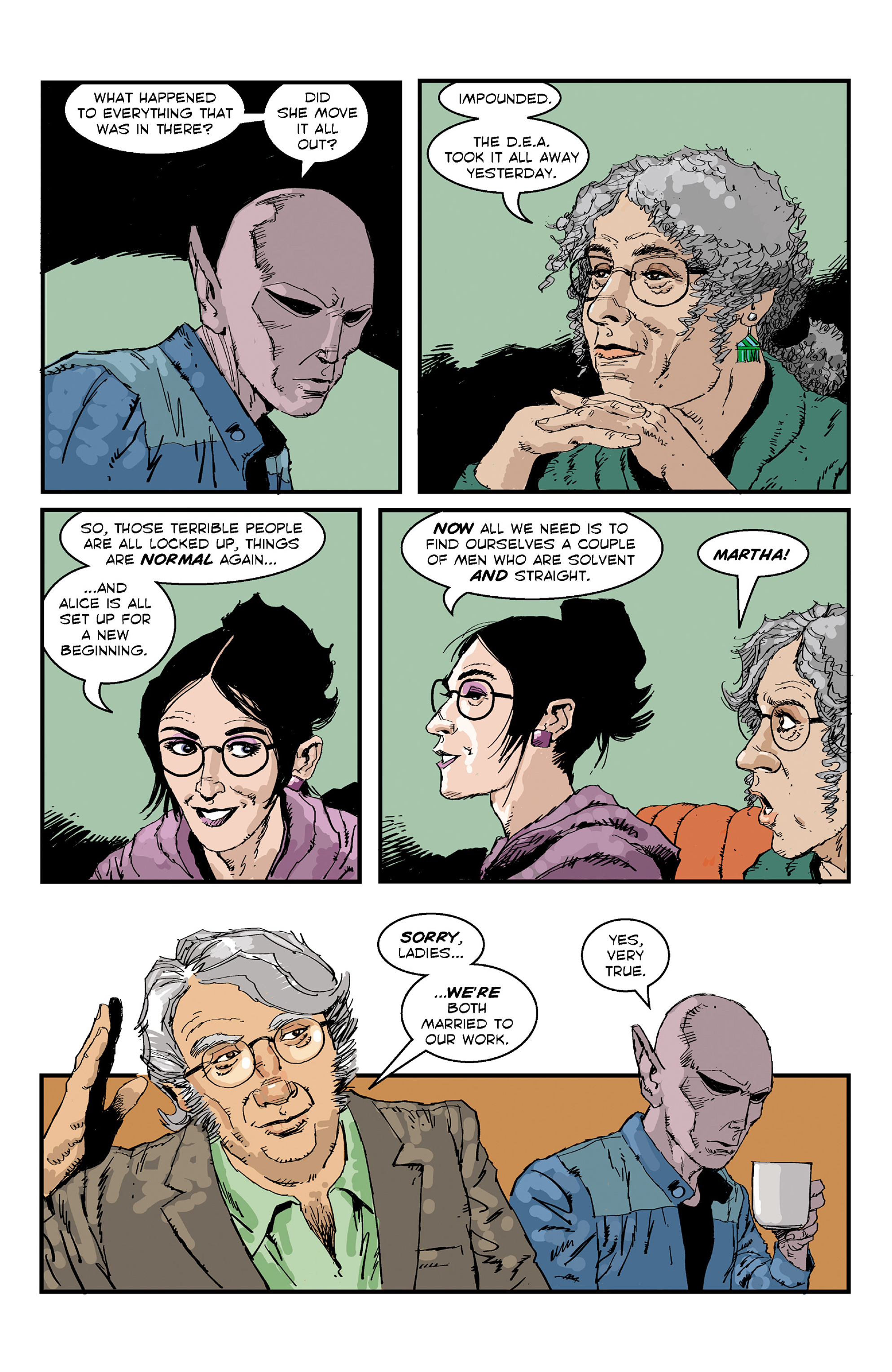 Read online Resident Alien: The Man With No Name comic -  Issue #4 - 21