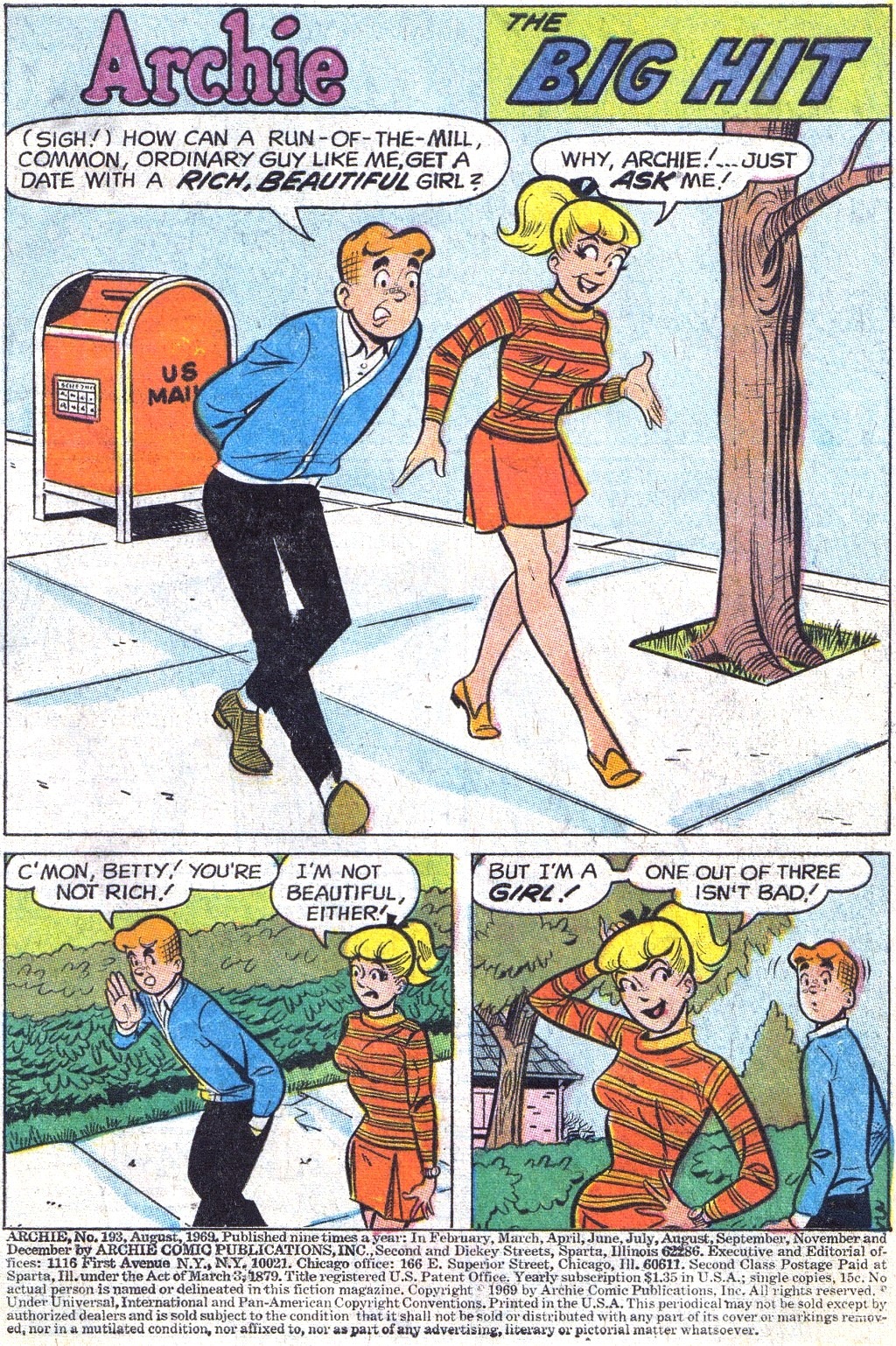Read online Archie (1960) comic -  Issue #193 - 3