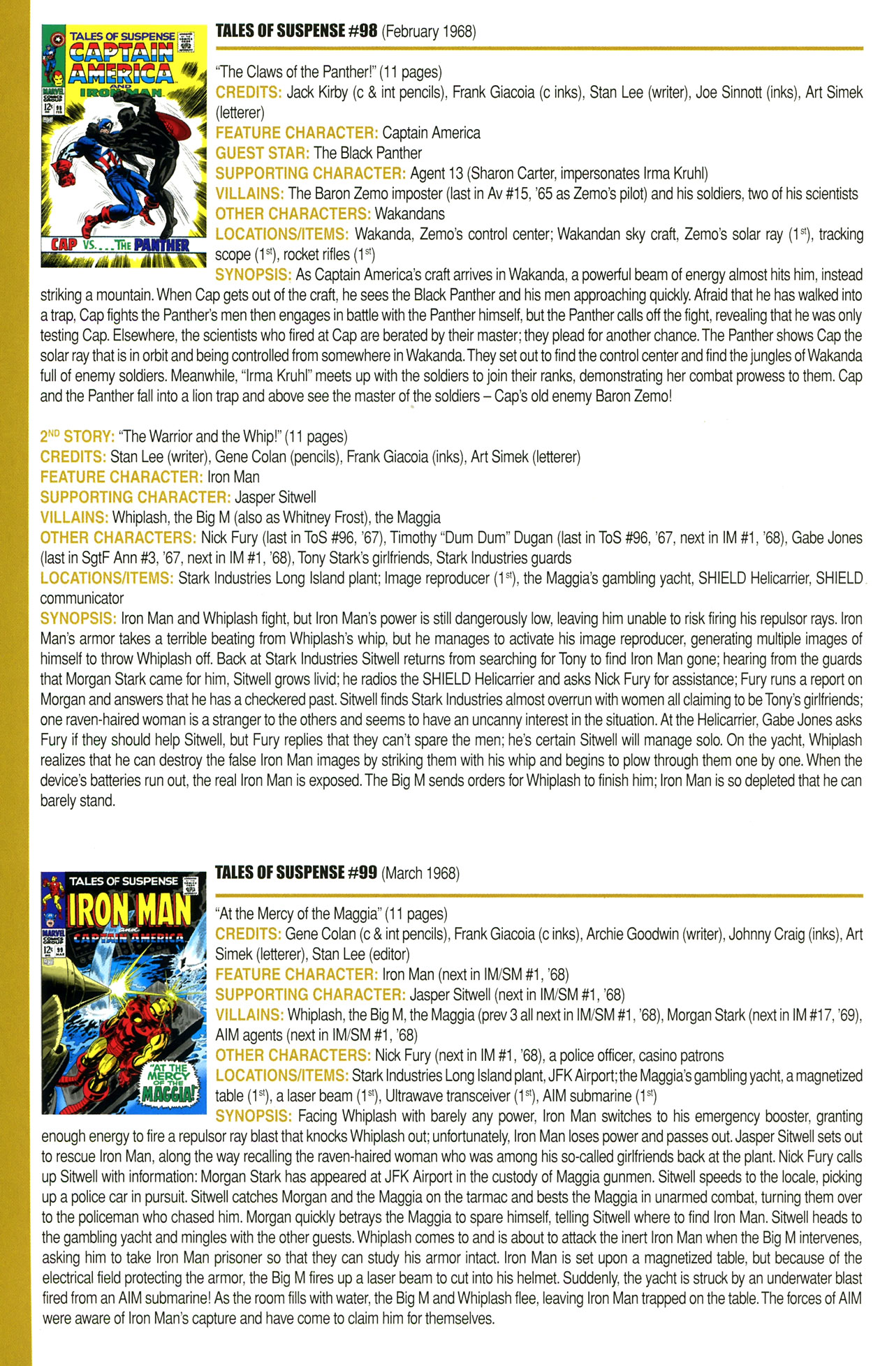 Read online Official Index to the Marvel Universe comic -  Issue #2 - 38