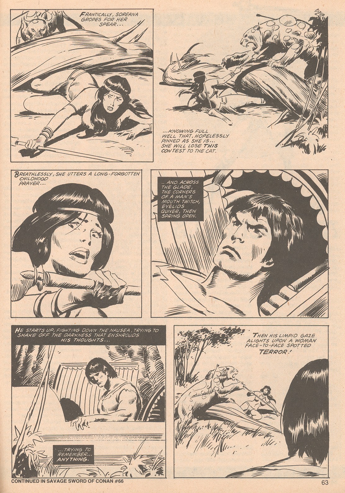 Read online The Savage Sword Of Conan comic -  Issue #65 - 63