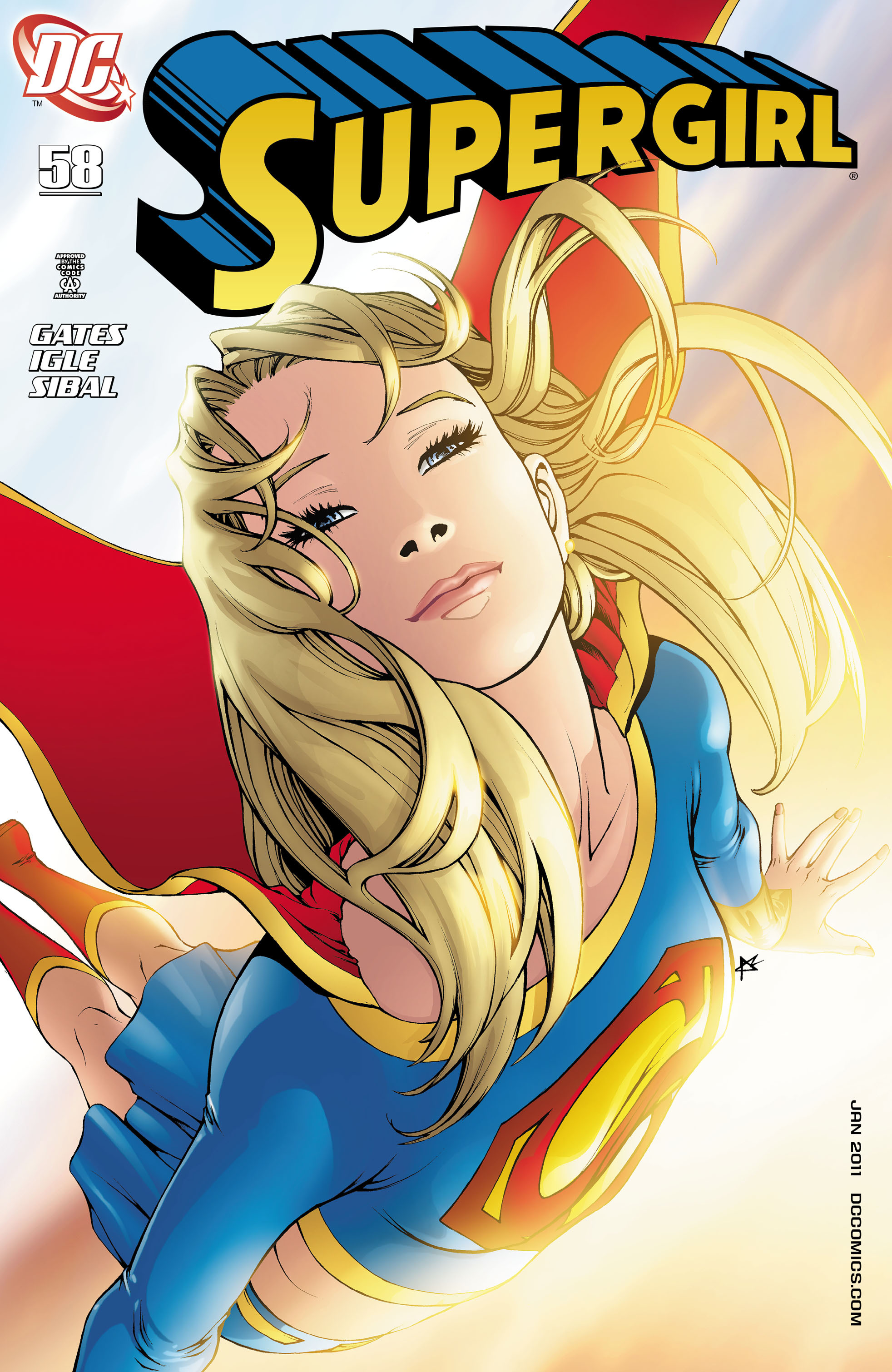Read online Supergirl (2005) comic -  Issue #58 - 1