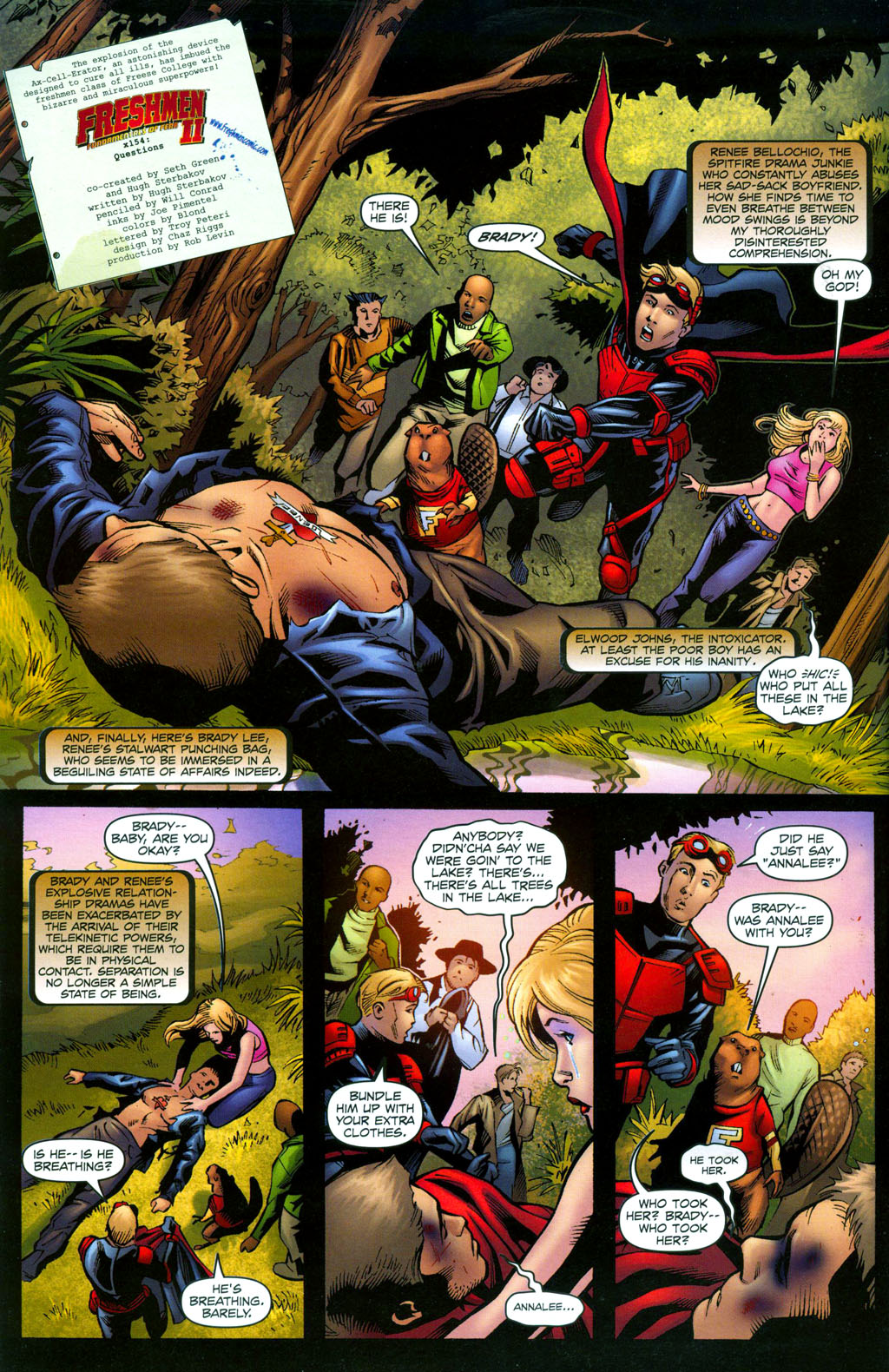 Read online Freshmen II: Fundamentals of Fear comic -  Issue #4 - 3