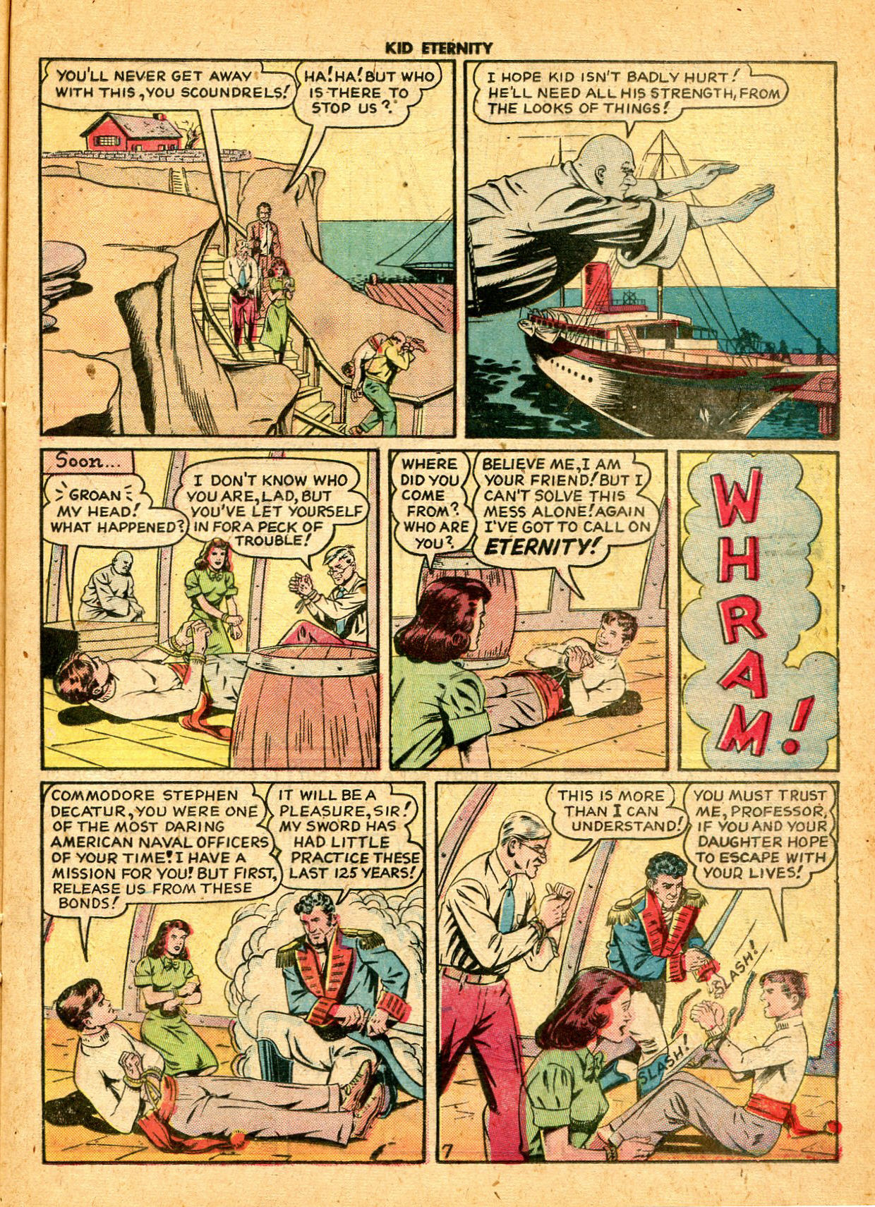 Read online Kid Eternity (1946) comic -  Issue #14 - 21