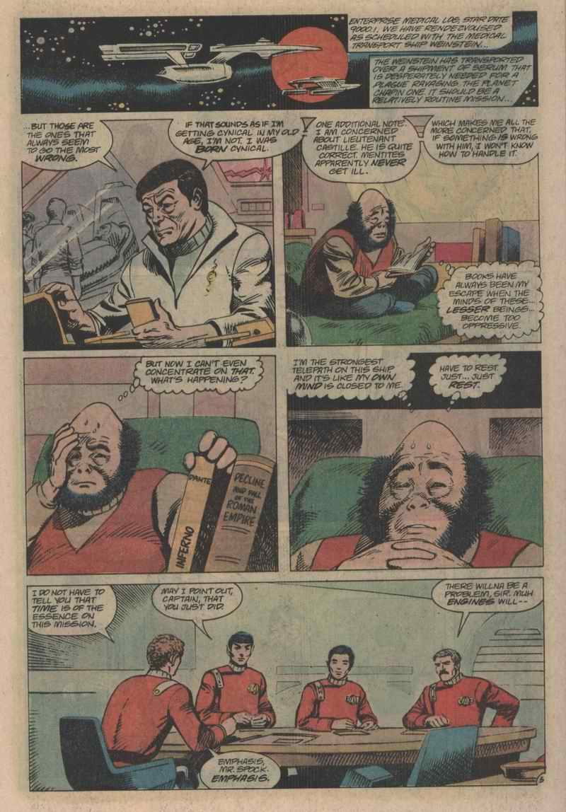 Read online Star Trek (1984) comic -  Issue #51 - 6