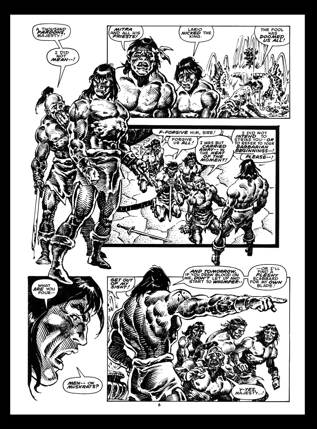 Read online The Savage Sword Of Conan comic -  Issue #214 - 7