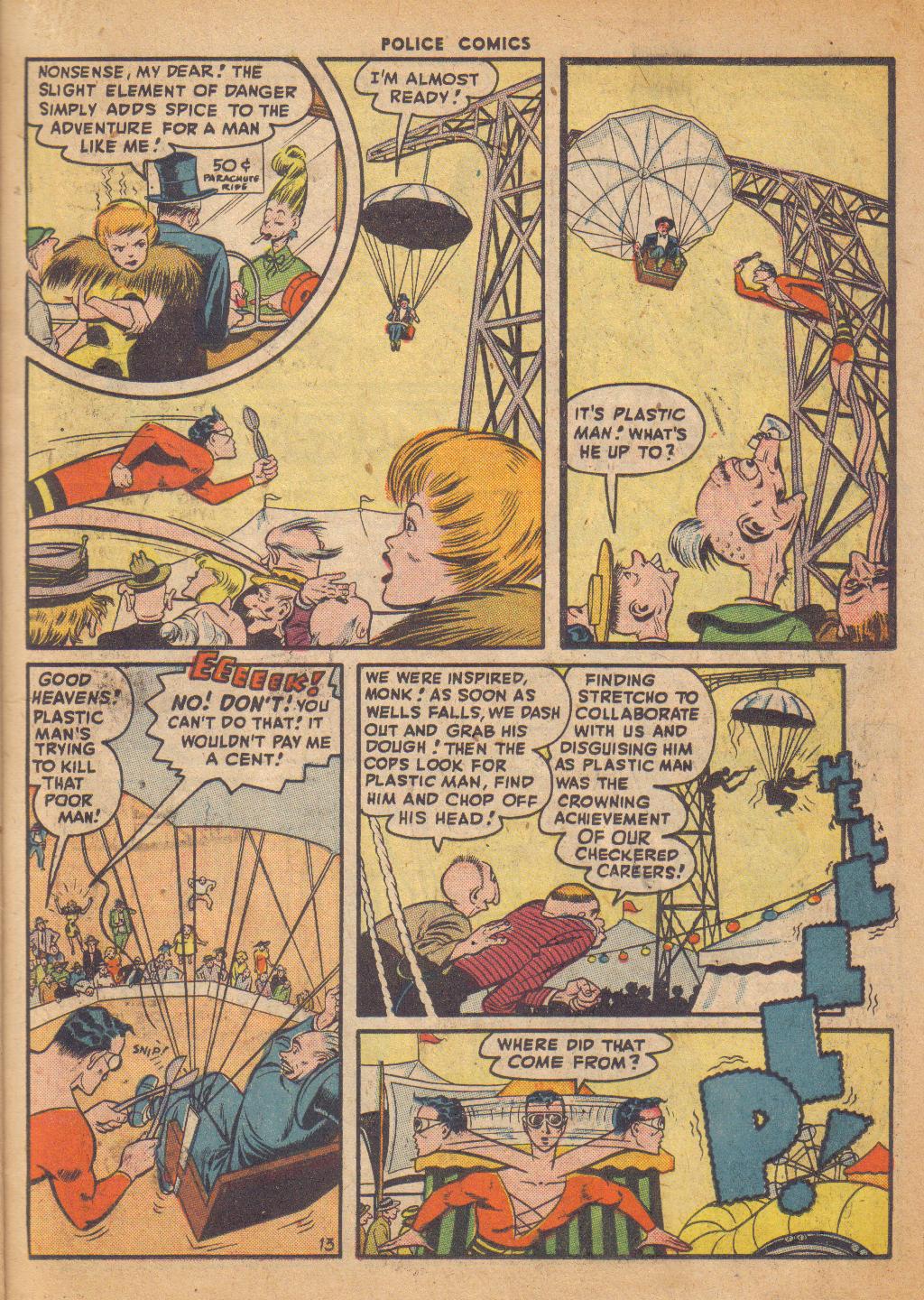 Read online Police Comics comic -  Issue #69 - 15