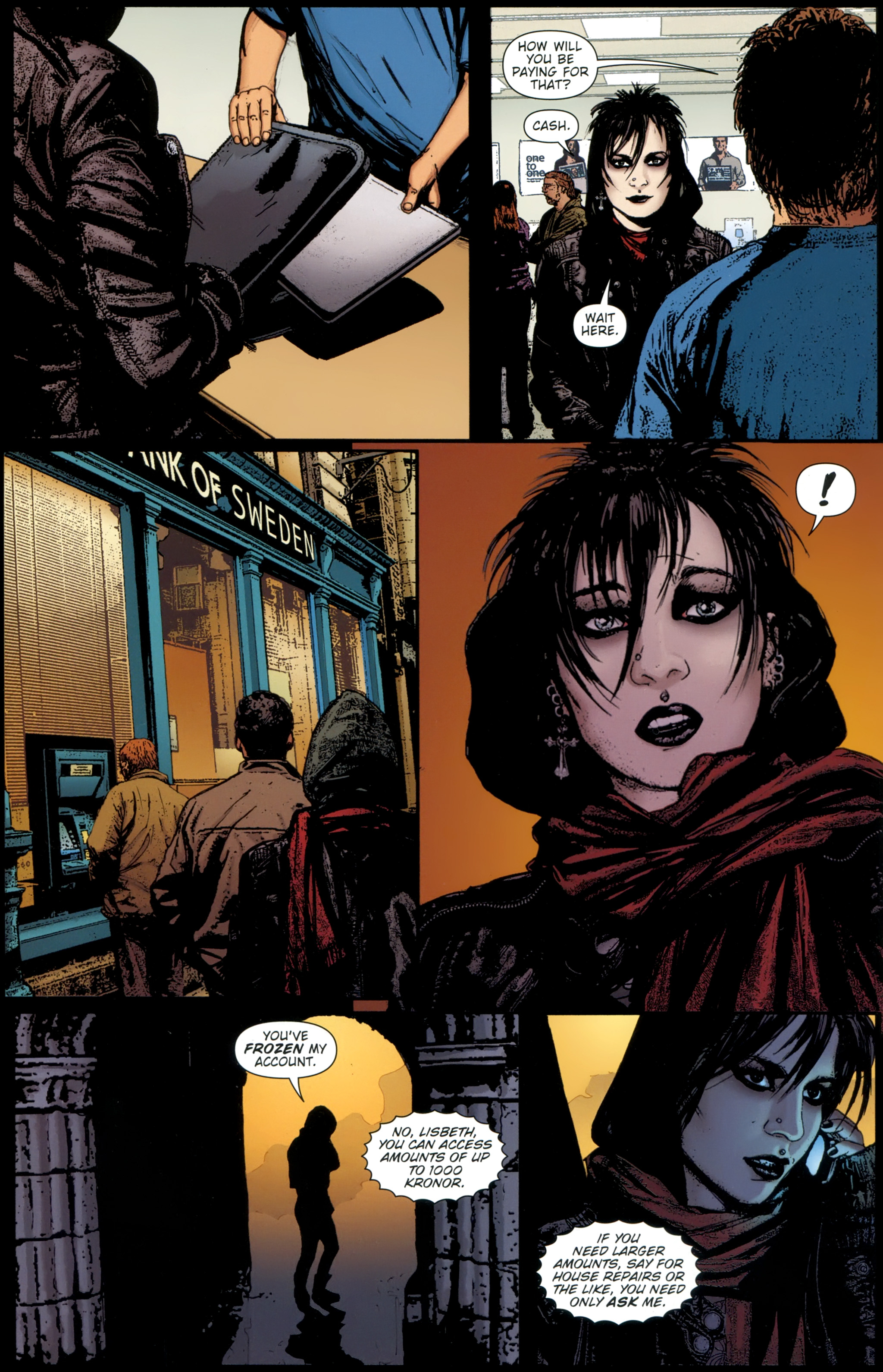 Read online The Girl With the Dragon Tattoo comic -  Issue # TPB 1 - 99