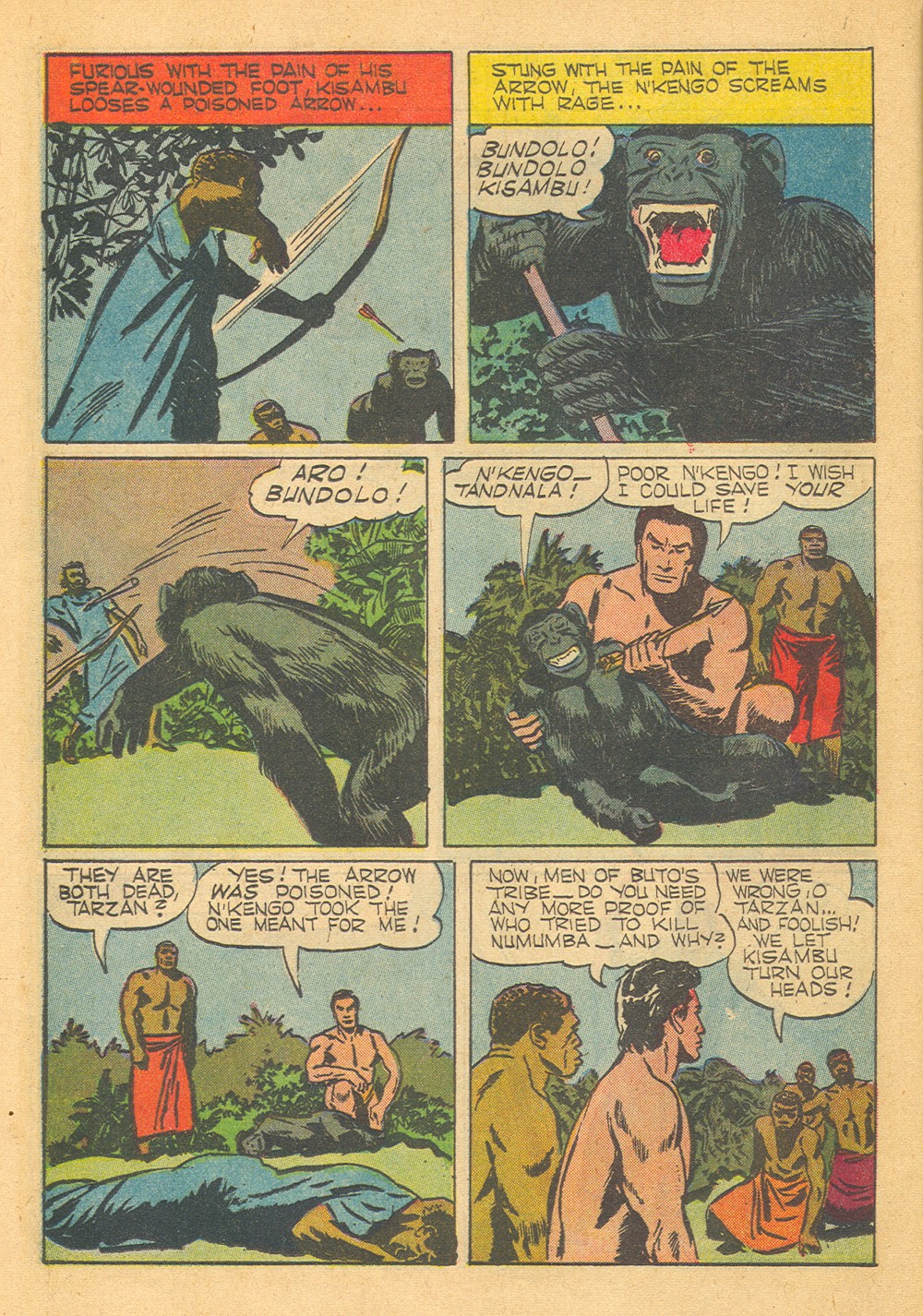 Read online Tarzan (1948) comic -  Issue #125 - 16