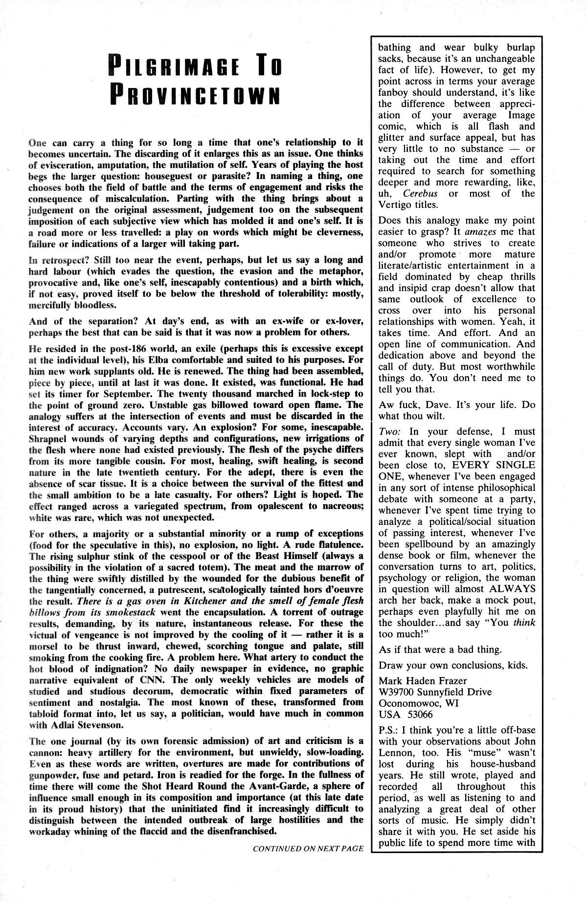 Cerebus Issue #189 #188 - English 23