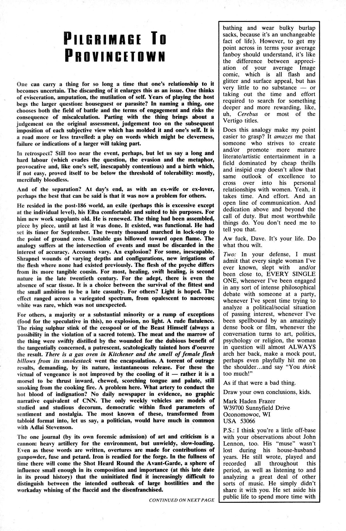 Read online Cerebus comic -  Issue #189 - 23