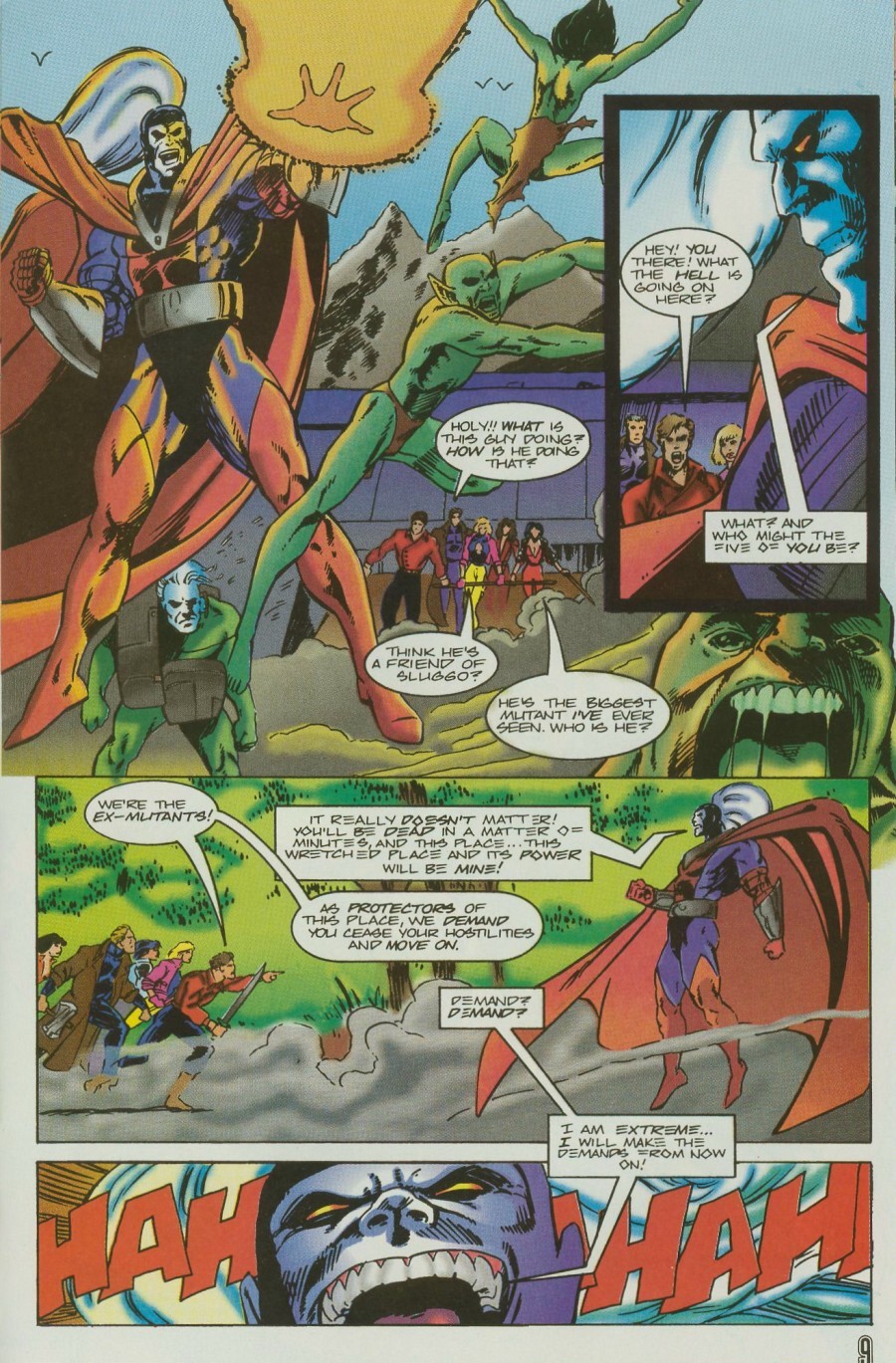 Read online Ex-Mutants comic -  Issue #11 - 13