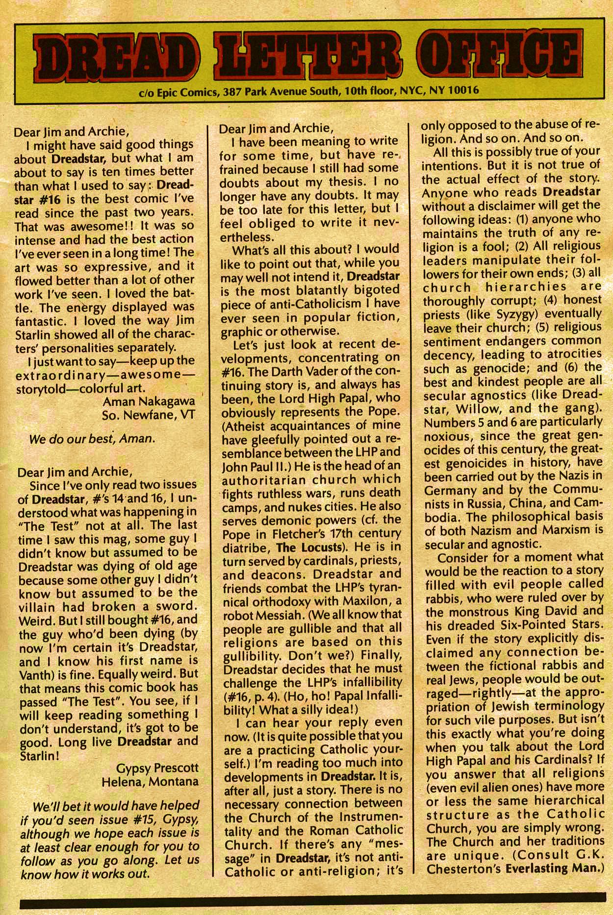 Read online Dreadstar comic -  Issue #18 - 34