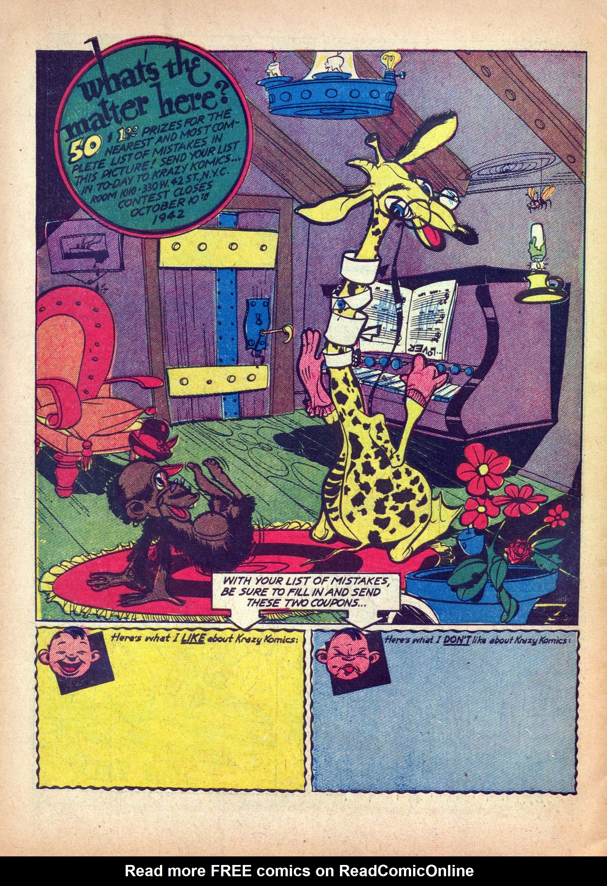 Read online Krazy Komics comic -  Issue #2 - 66