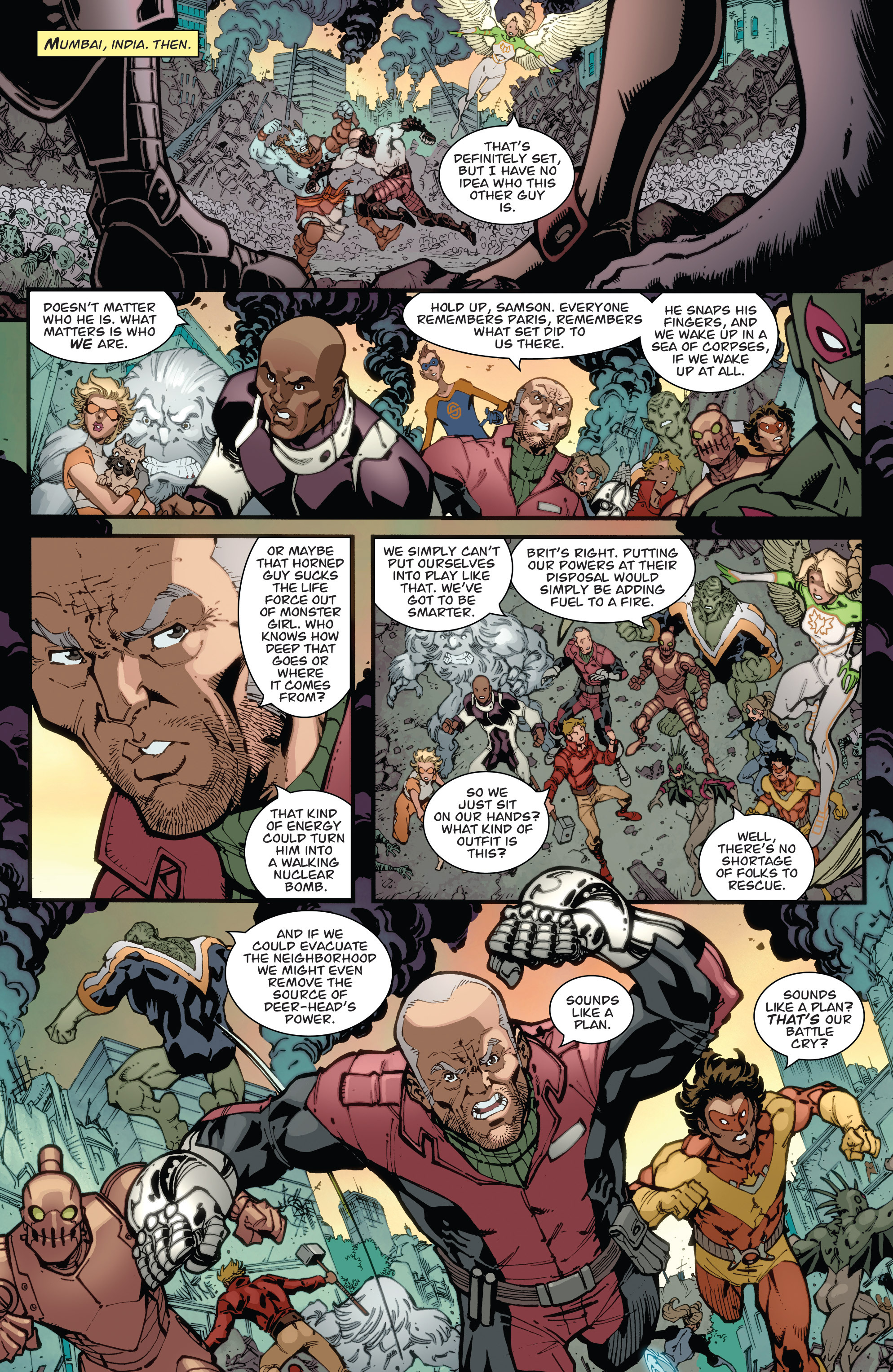 Read online Guarding the Globe (2012) comic -  Issue #6 - 4