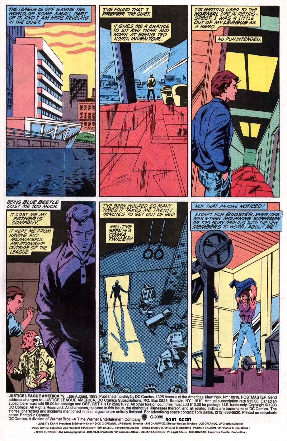 Read online Justice League America comic -  Issue #79 - 2