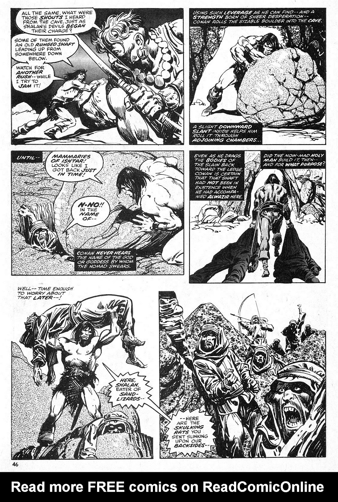 The Savage Sword Of Conan issue 28 - Page 46