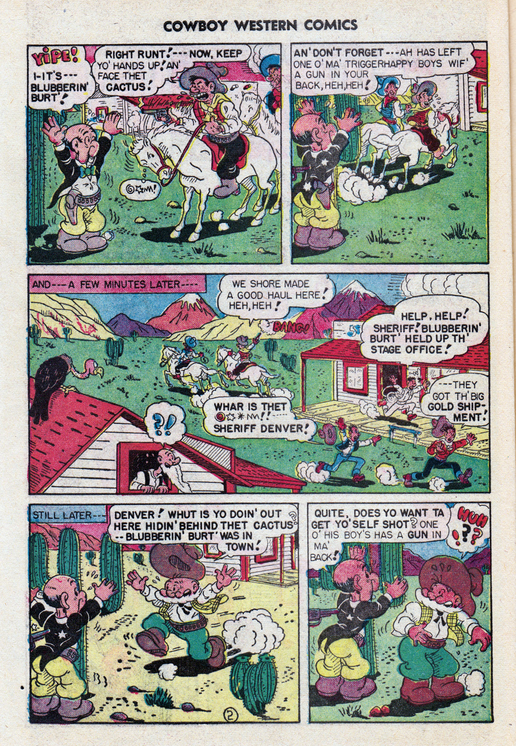 Read online Cowboy Western Comics (1948) comic -  Issue #23 - 12