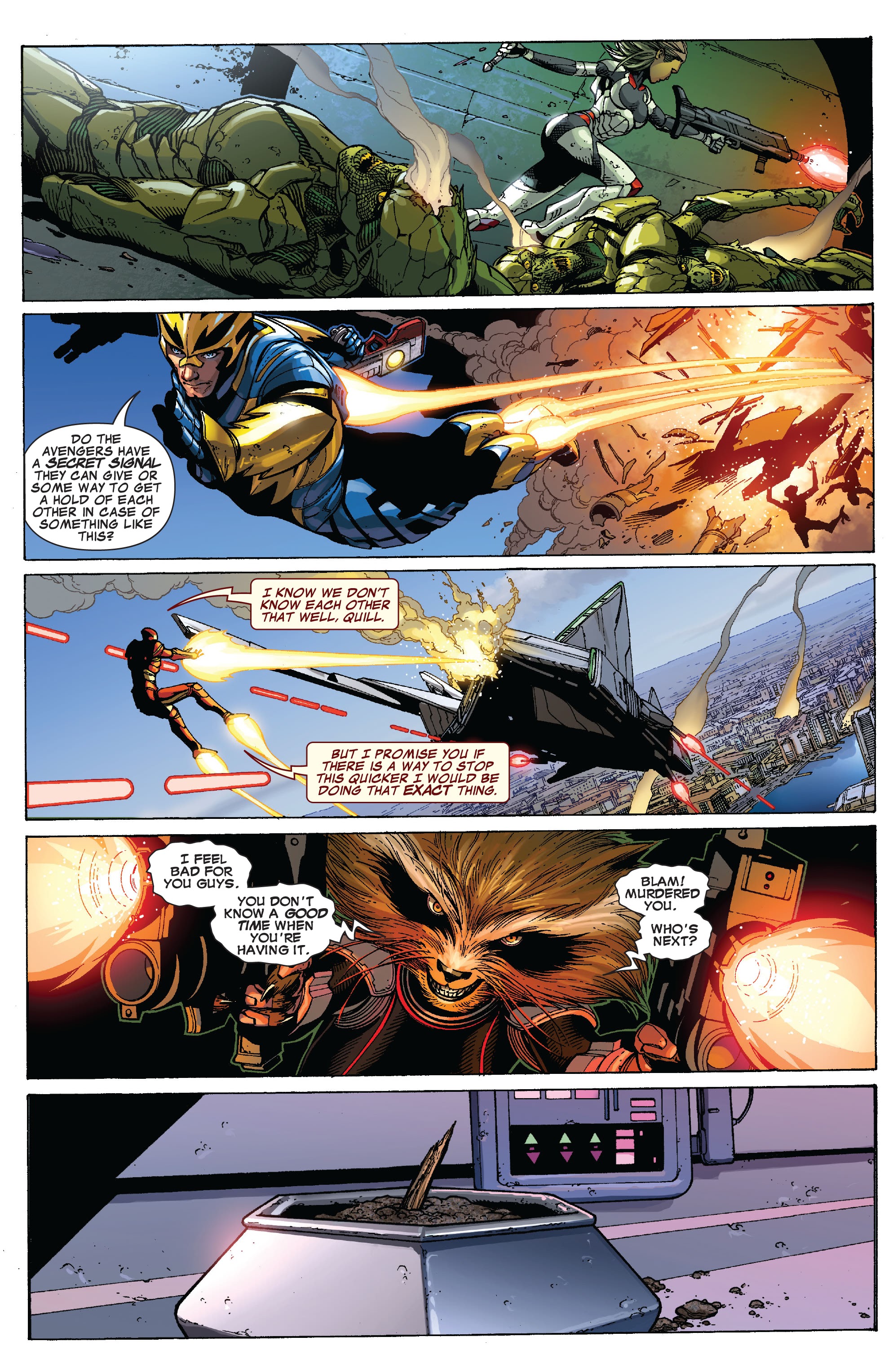 Read online Guardians Of The Galaxy by Brian Michael Bendis comic -  Issue # TPB 1 (Part 1) - 64