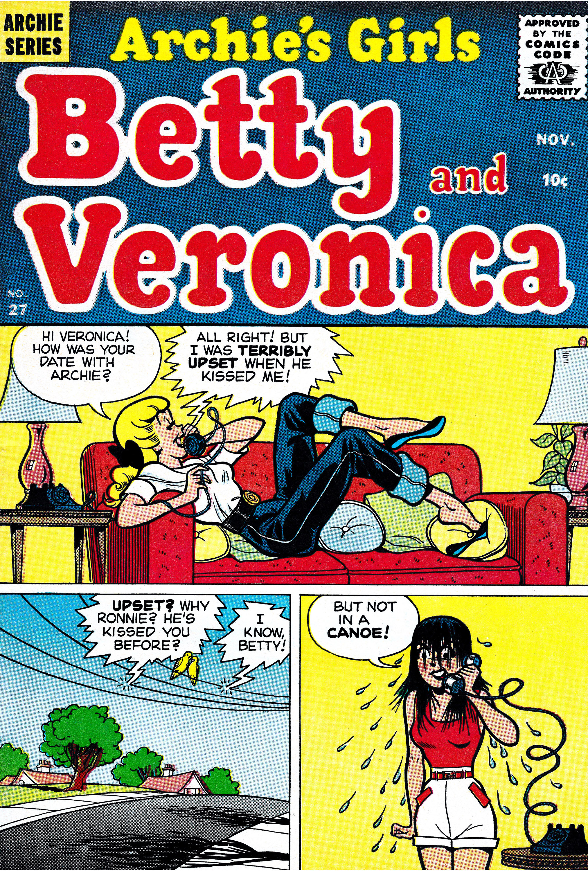 Read online Archie's Girls Betty and Veronica comic -  Issue #27 - 1