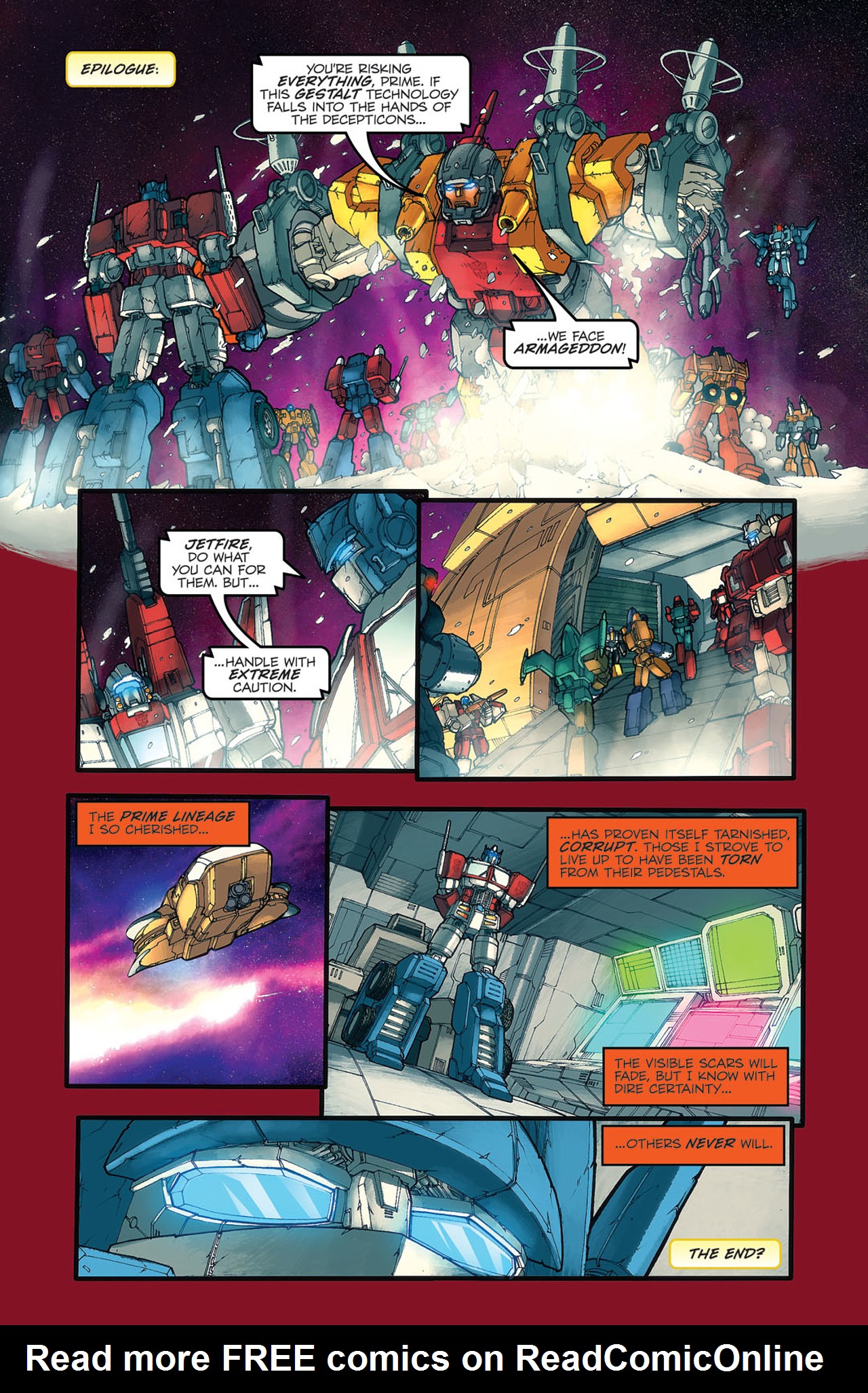 Read online Transformers Spotlight: Optimus Prime comic -  Issue # Full - 25