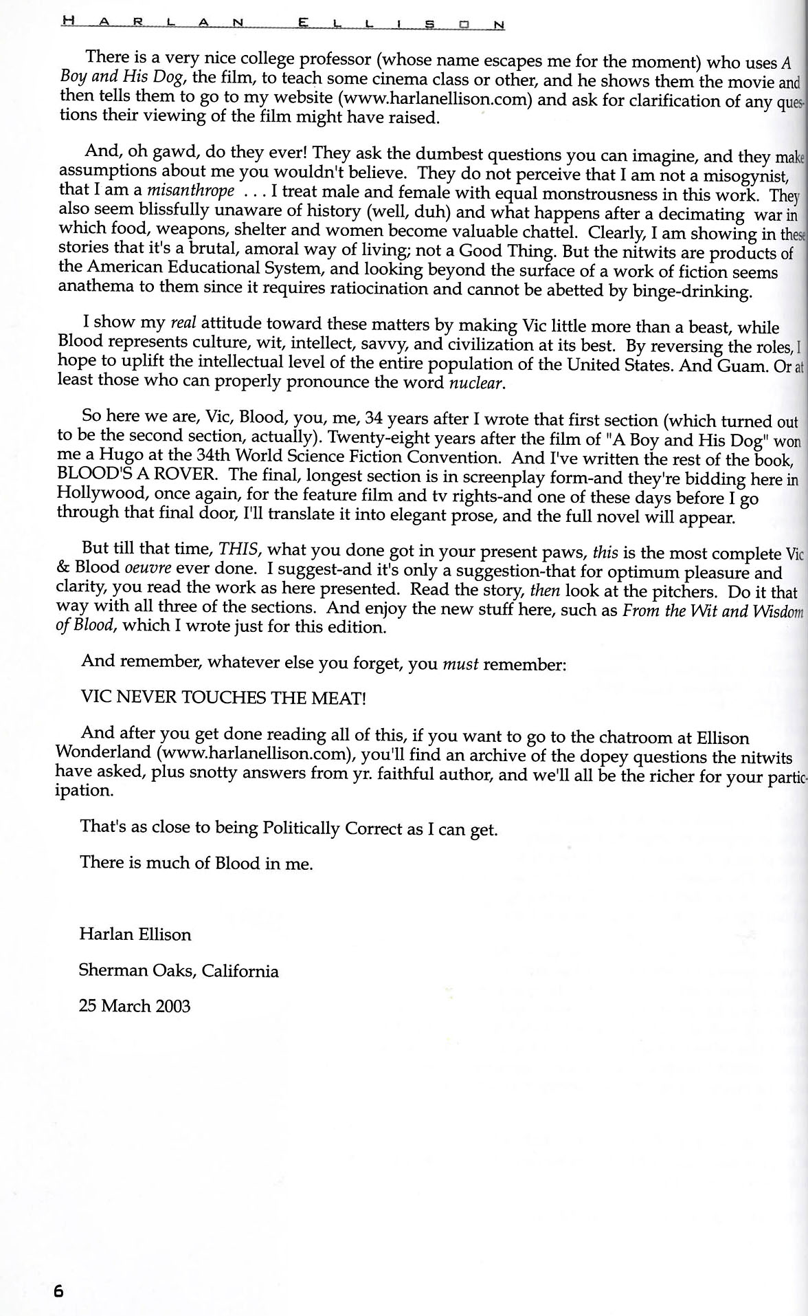 Read online Vic and Blood comic -  Issue # TPB - 7