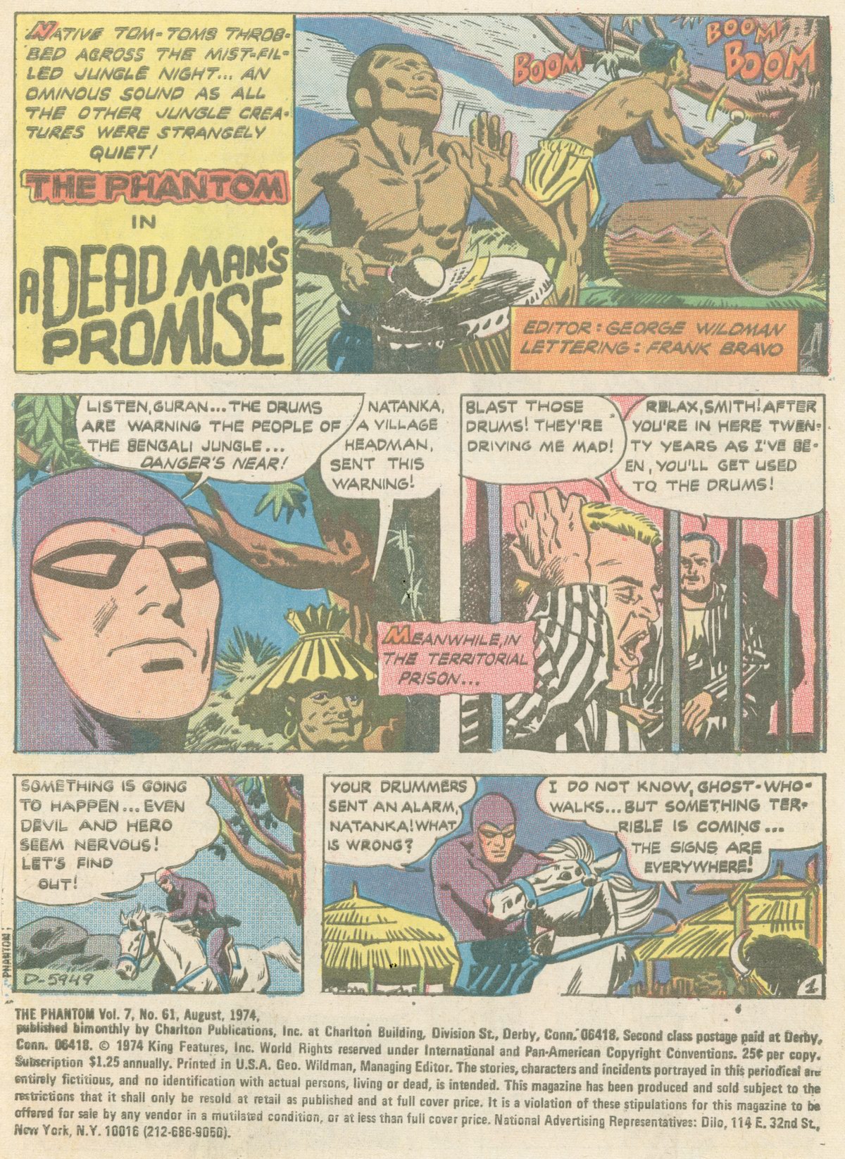 Read online The Phantom (1969) comic -  Issue #61 - 2