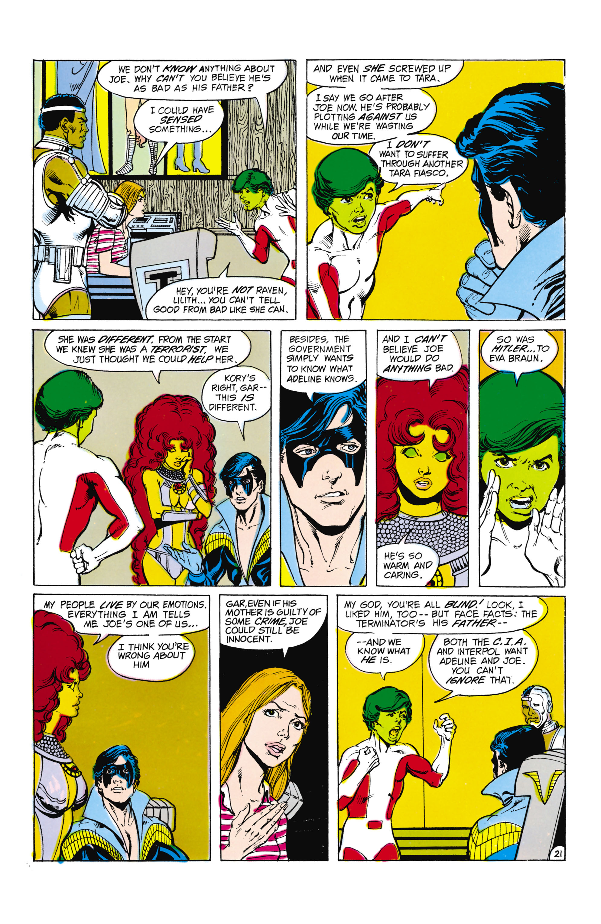 Read online Tales of the Teen Titans comic -  Issue #51 - 22